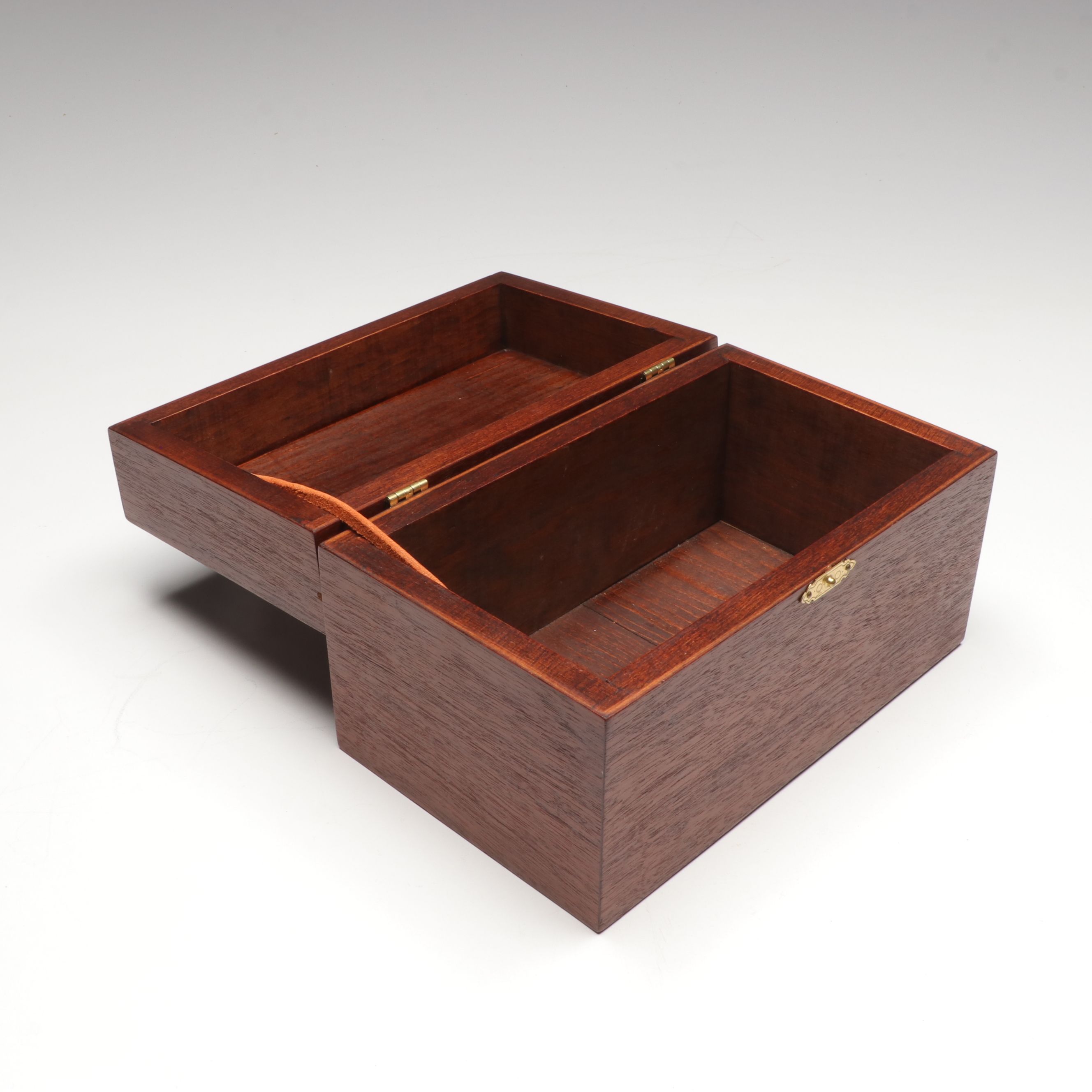 Antique Tortoiseshell Box with Nomad Design Co. Wood Box