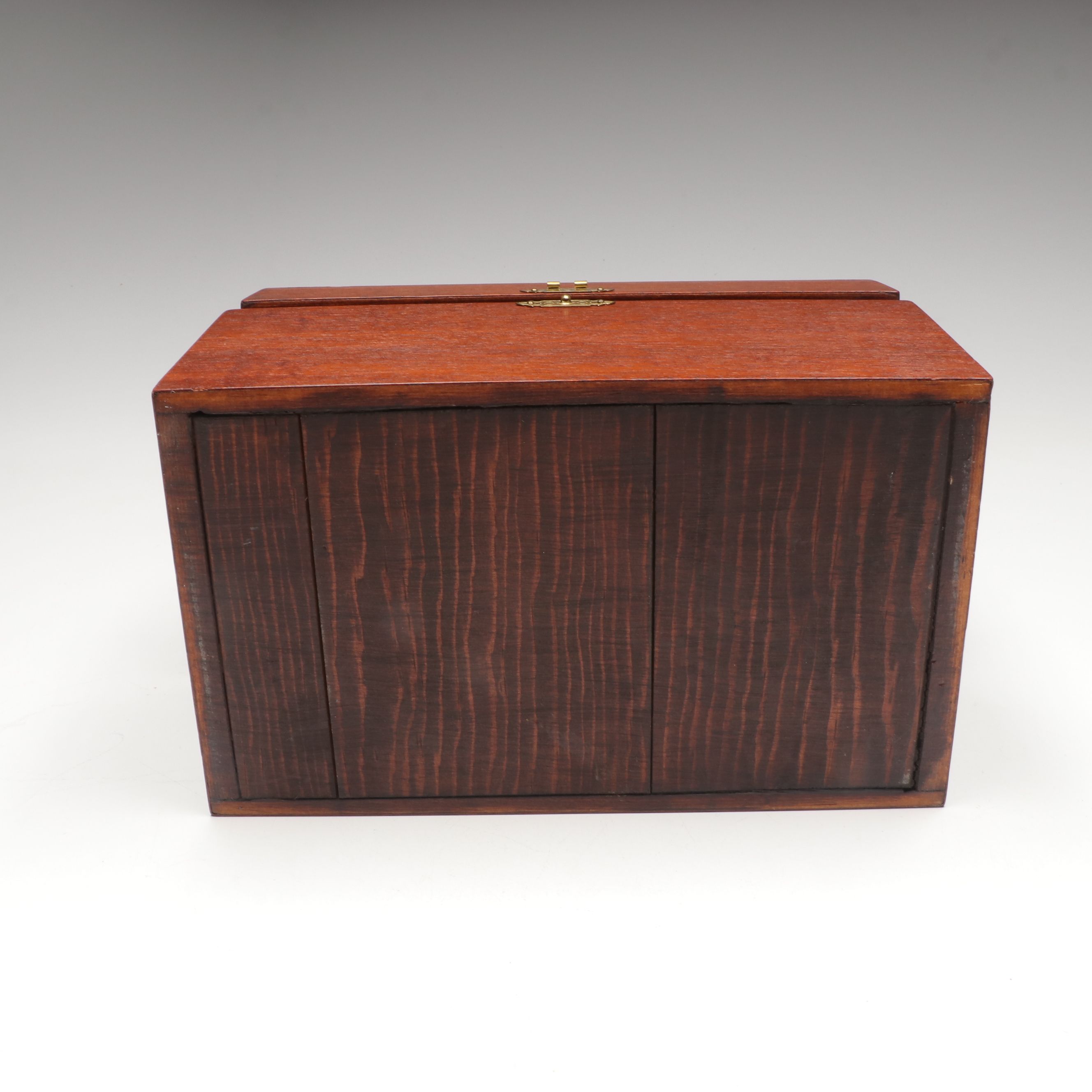 Antique Tortoiseshell Box with Nomad Design Co. Wood Box