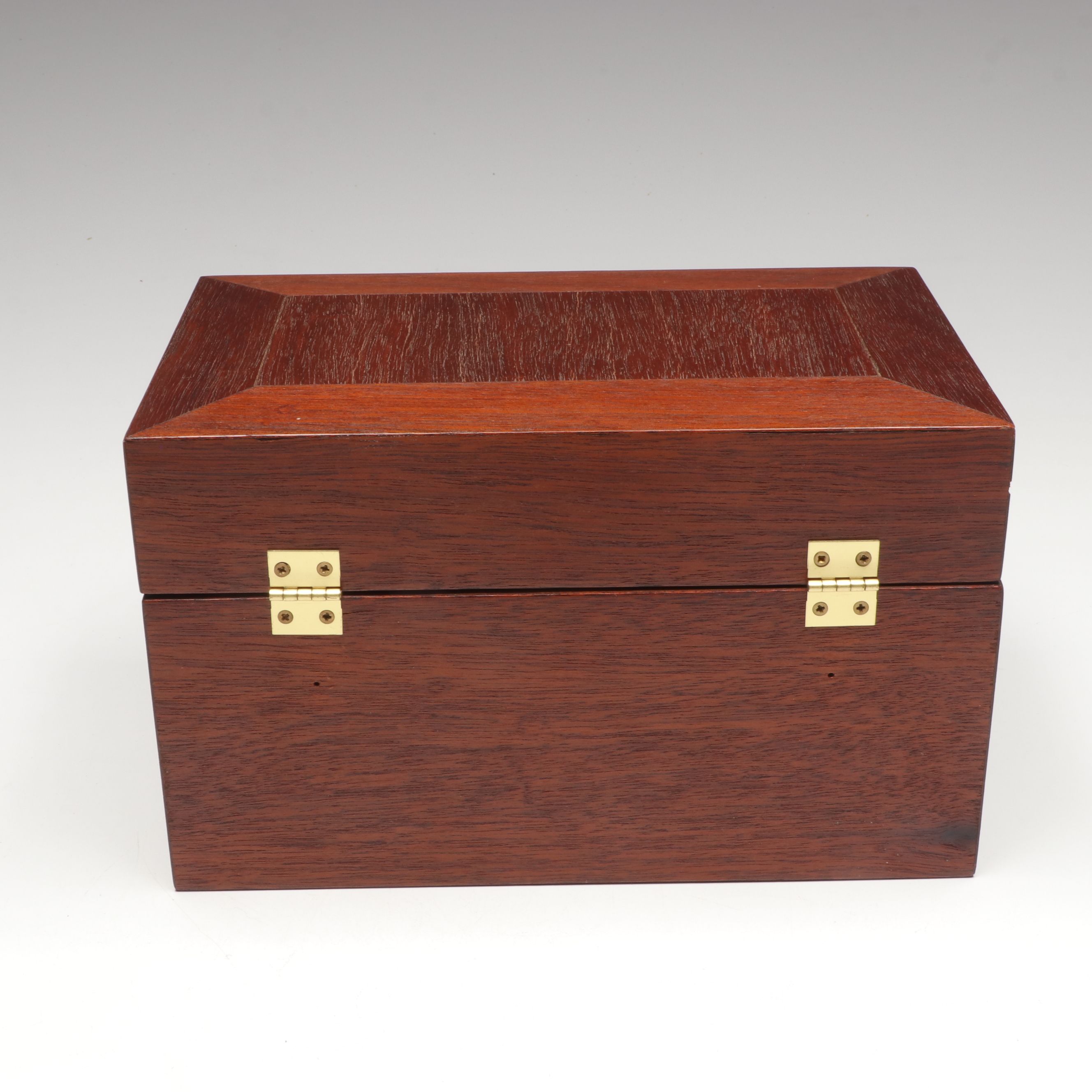 Antique Tortoiseshell Box with Nomad Design Co. Wood Box