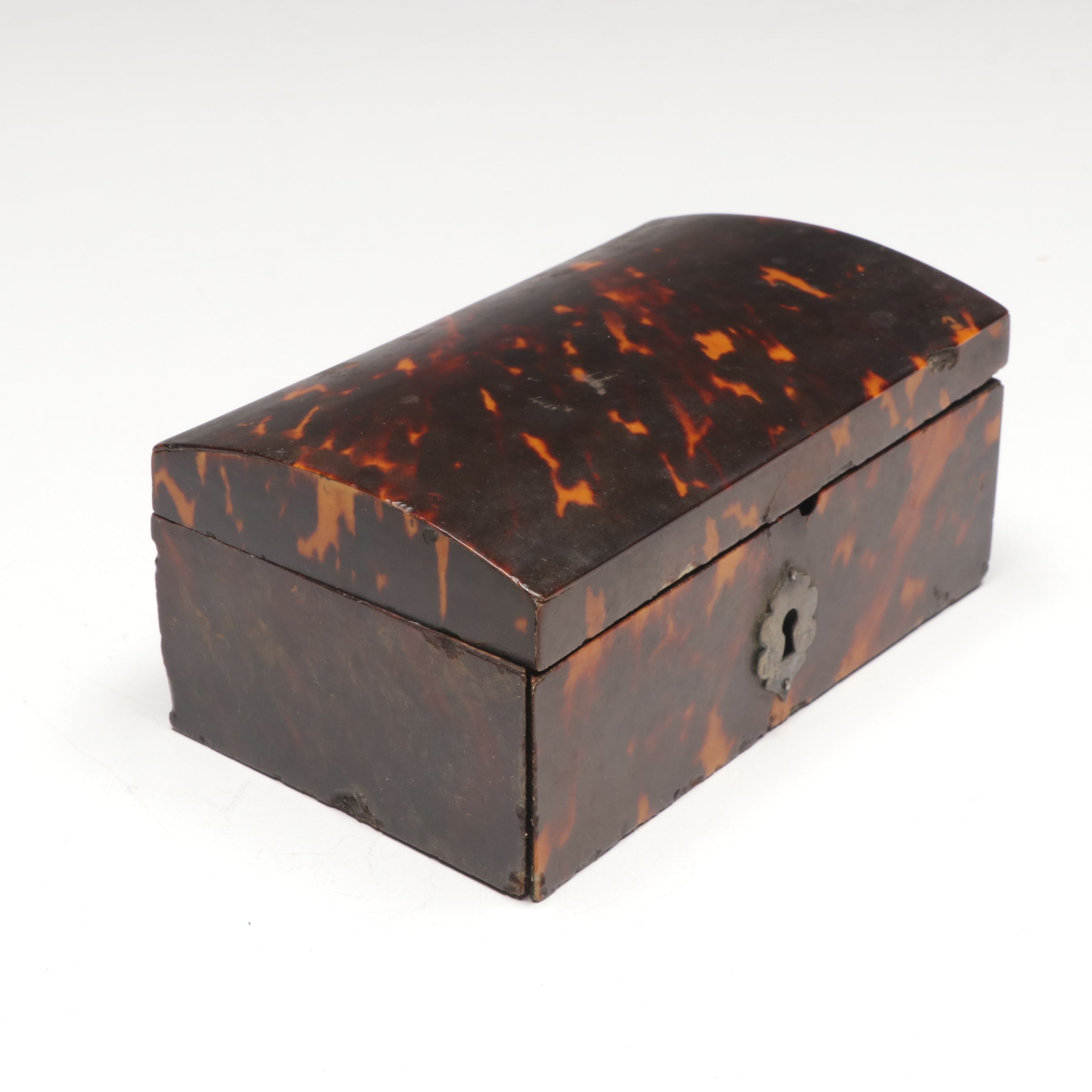 Antique Tortoiseshell Box with Nomad Design Co. Wood Box