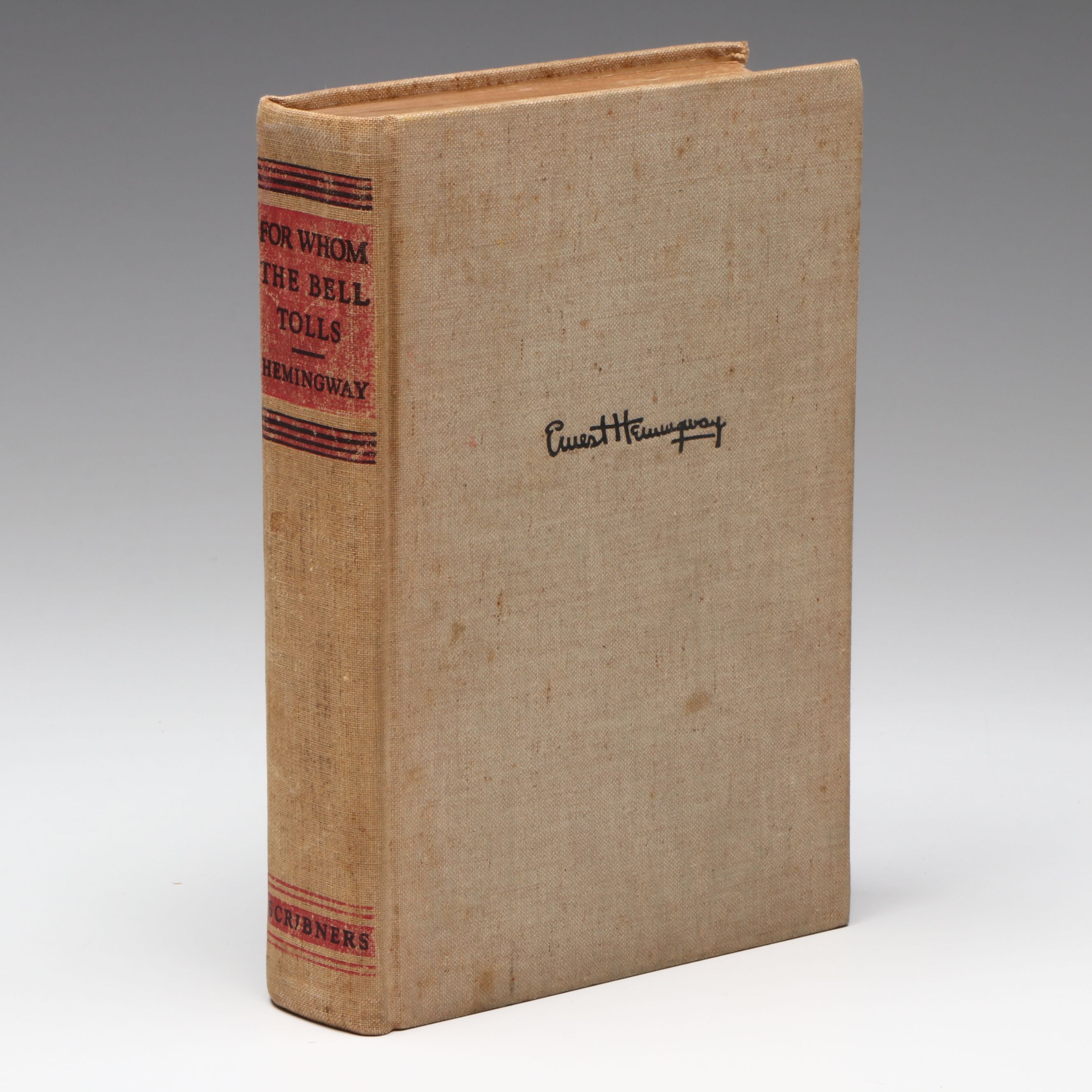 First Printing "For Whom the Bell Tolls" by Ernest Hemingway, 1940