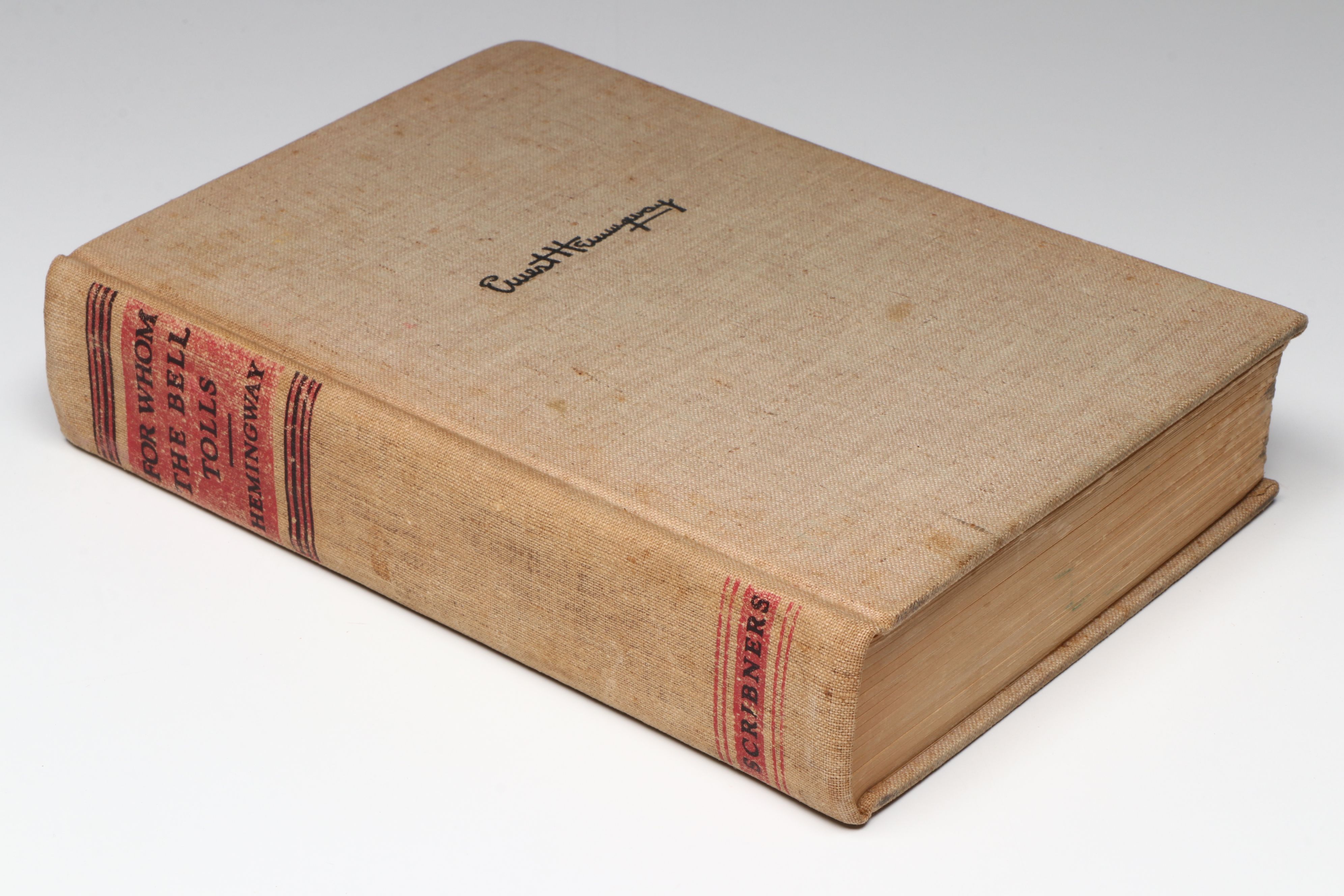 First Printing "For Whom the Bell Tolls" by Ernest Hemingway, 1940