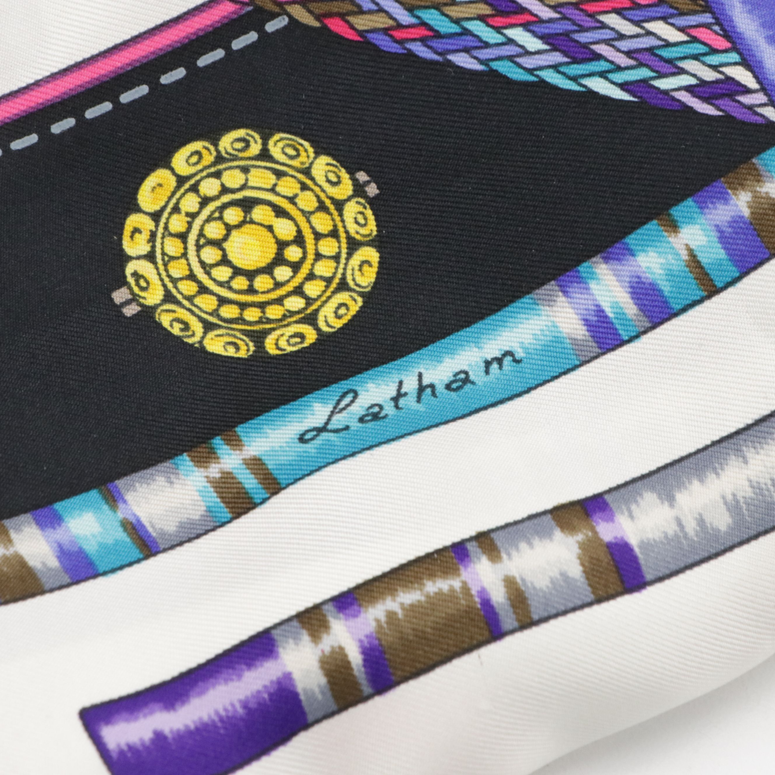 Hermès "Petite Main" Scarf 90 in Silk Twill