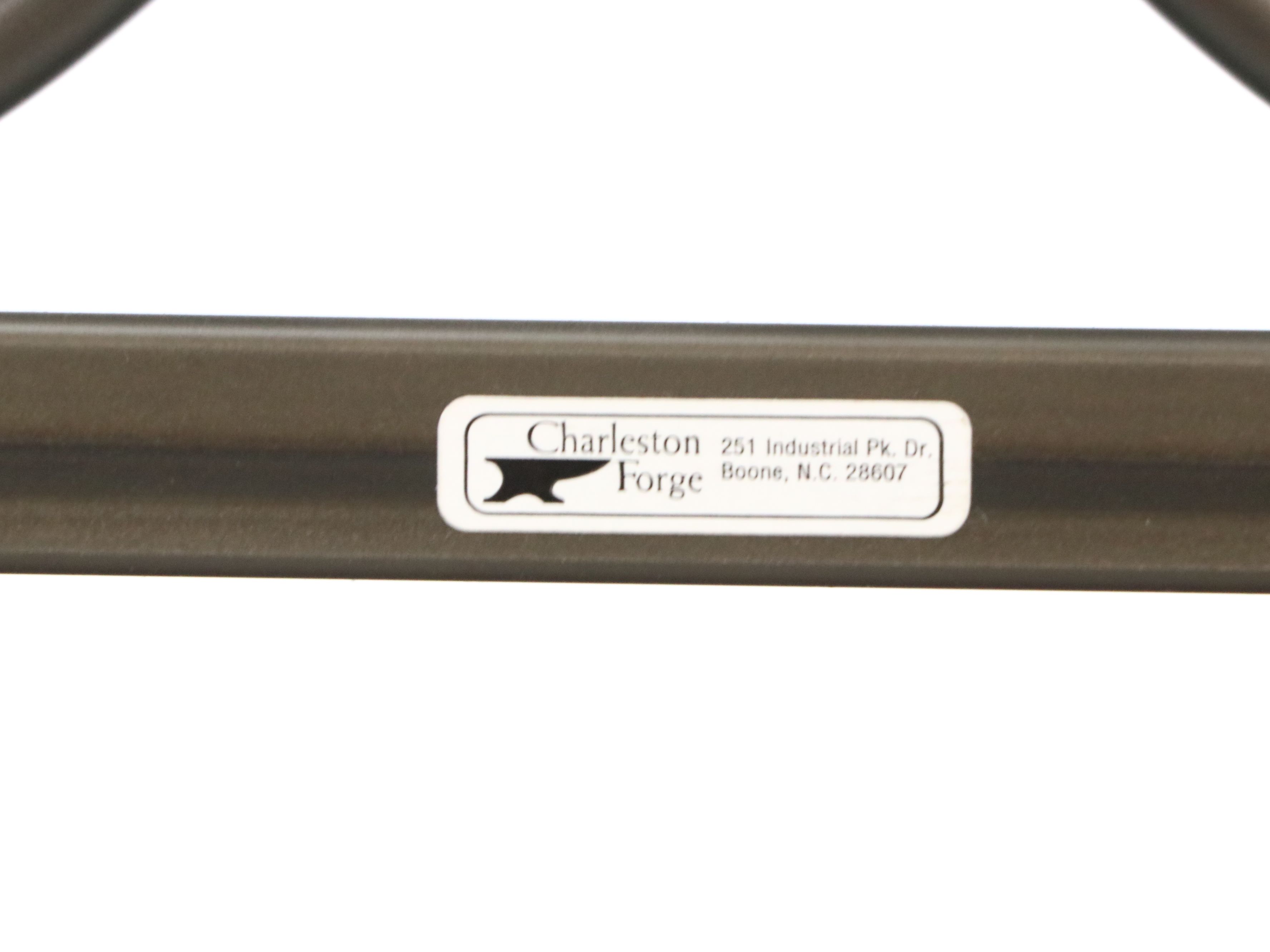 Charleston Forge Wrought Iron and Cherry Wood Baker's Rack