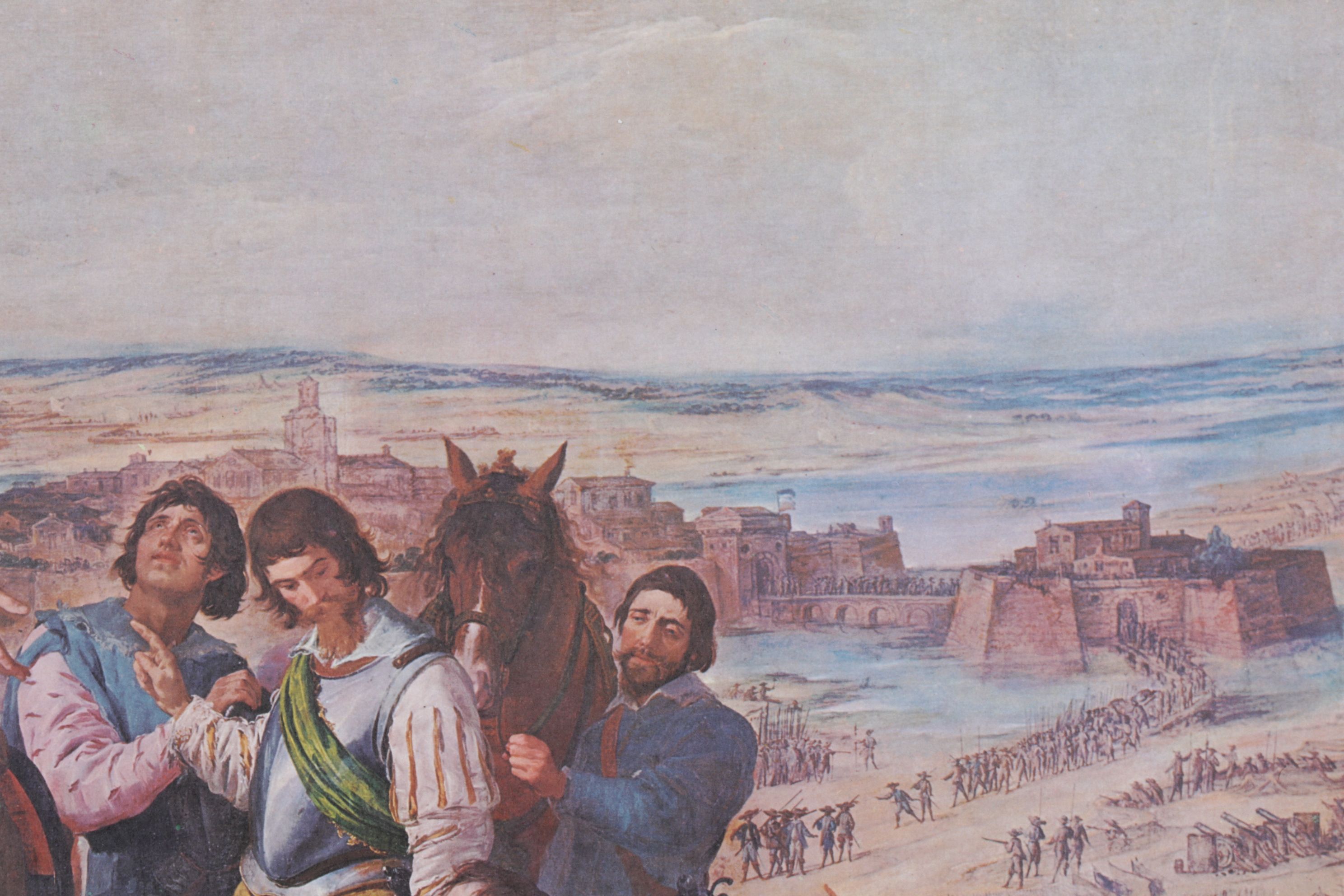 Offset Lithograph After Leonardo Jusepe "Juliers Surrender," 1974