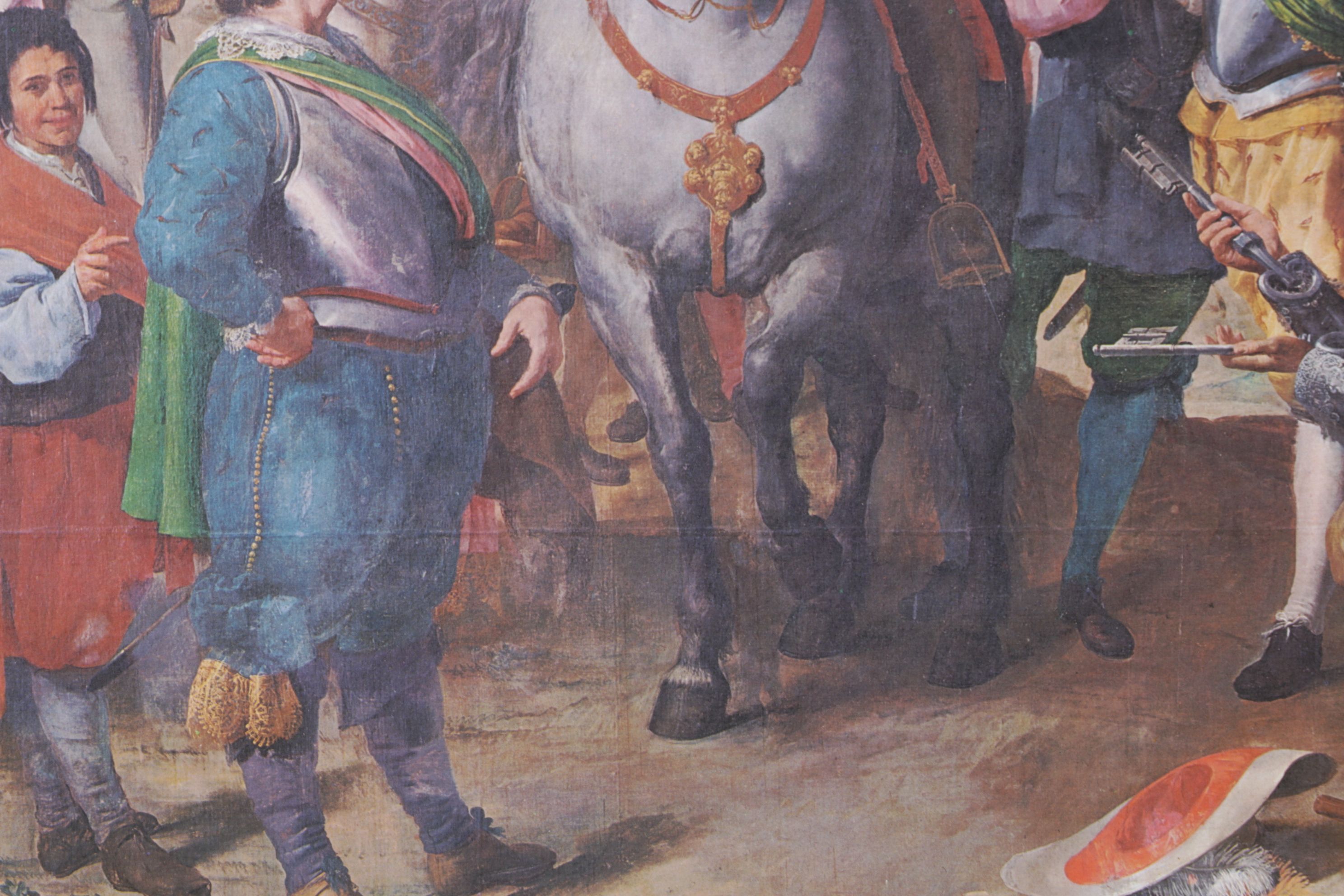 Offset Lithograph After Leonardo Jusepe "Juliers Surrender," 1974