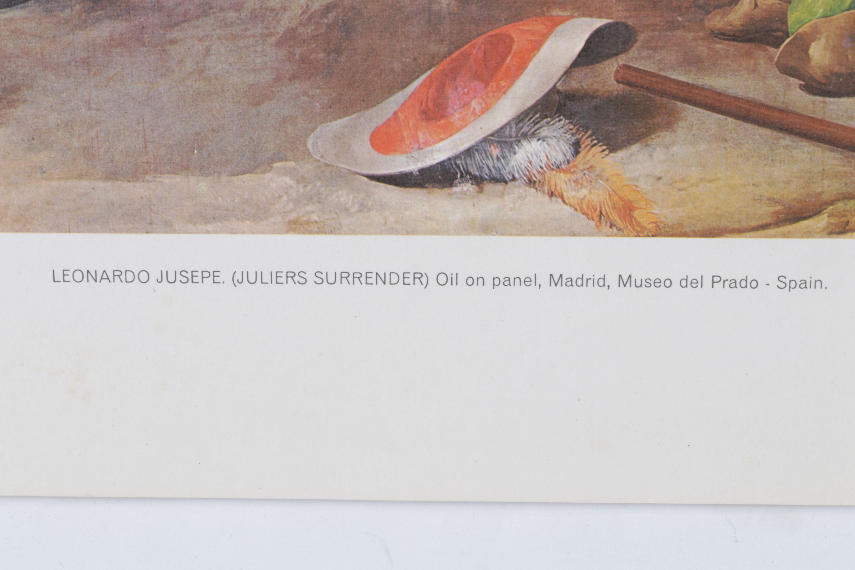 Offset Lithograph After Leonardo Jusepe "Juliers Surrender," 1974