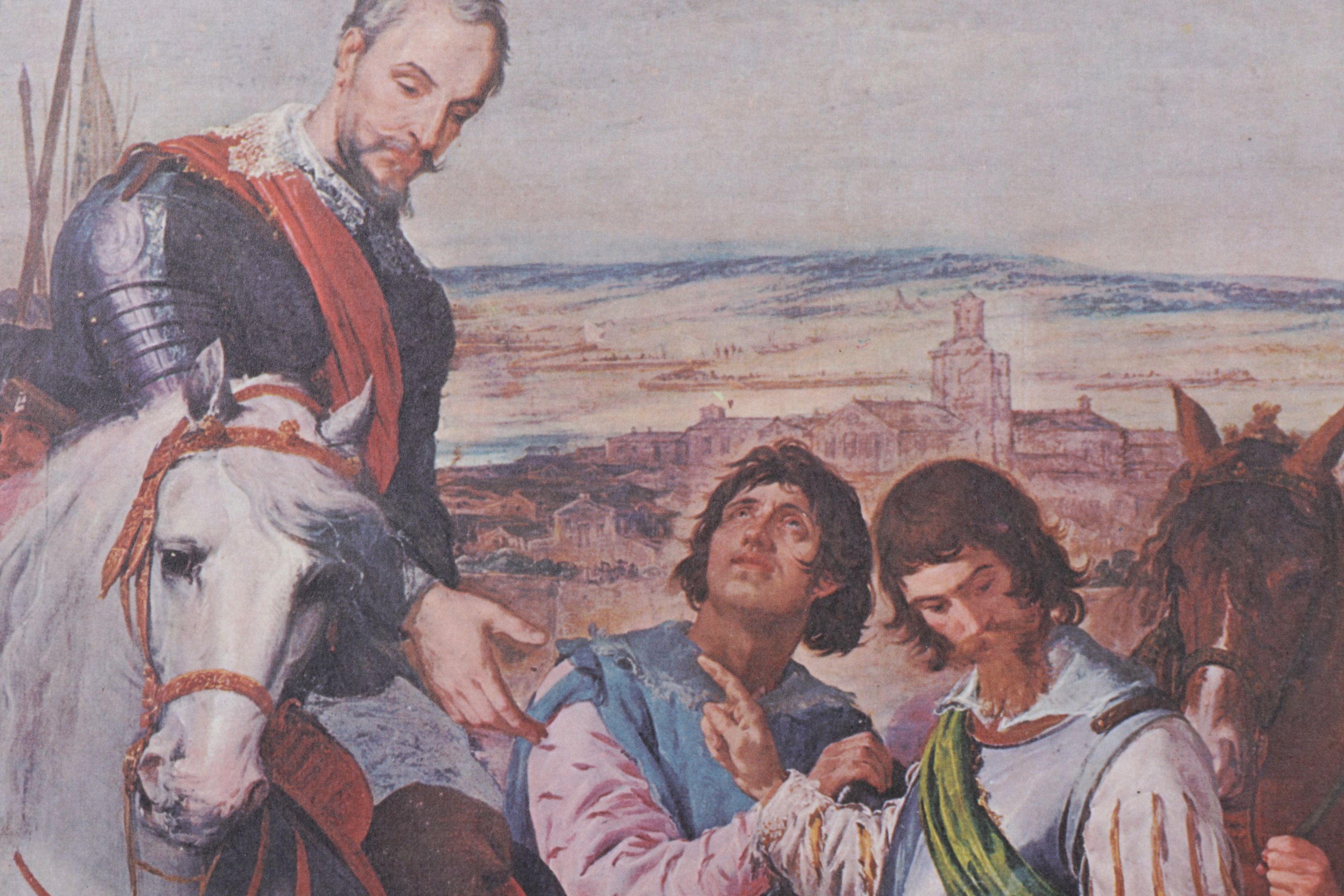 Offset Lithograph After Leonardo Jusepe "Juliers Surrender," 1974