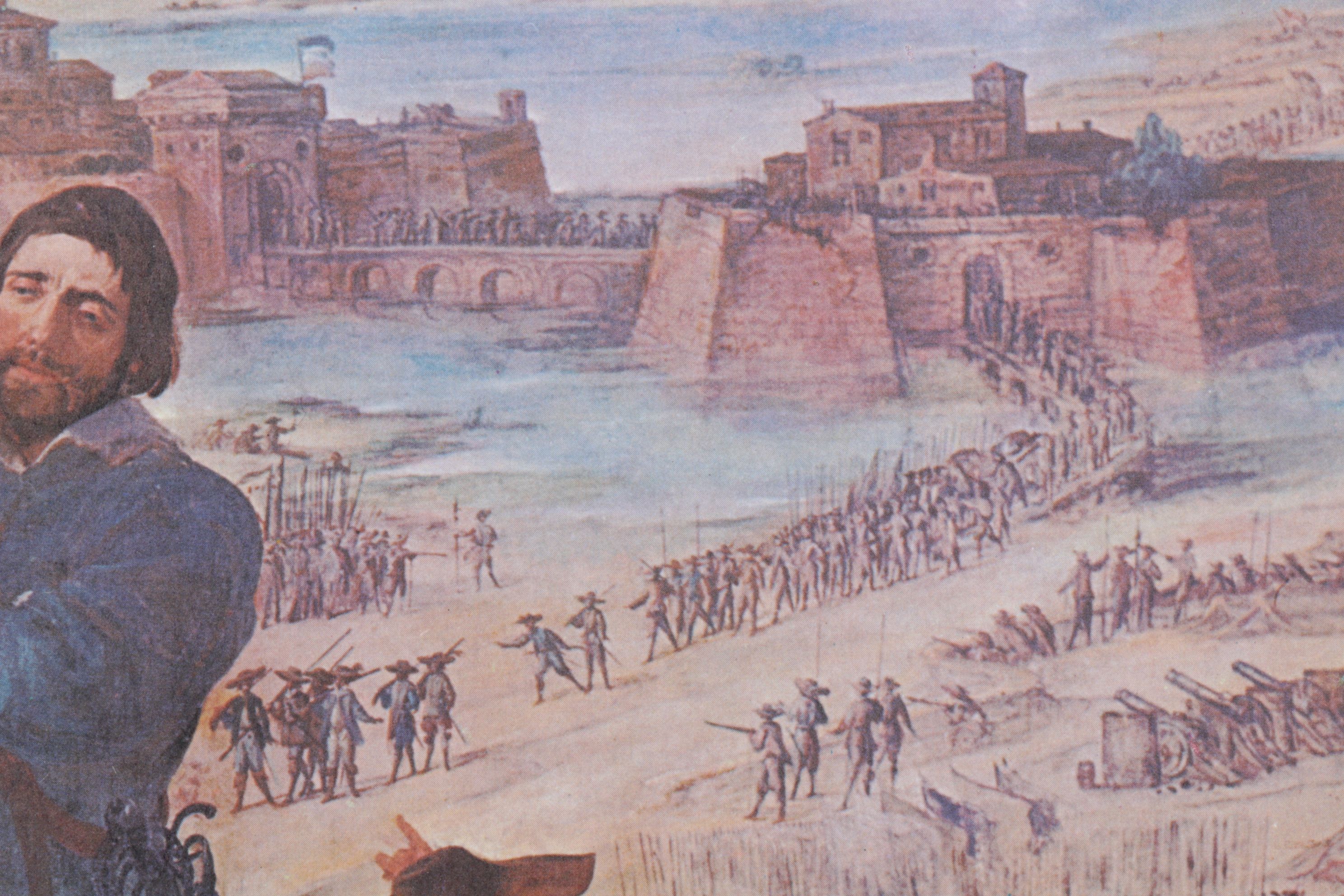 Offset Lithograph After Leonardo Jusepe "Juliers Surrender," 1974