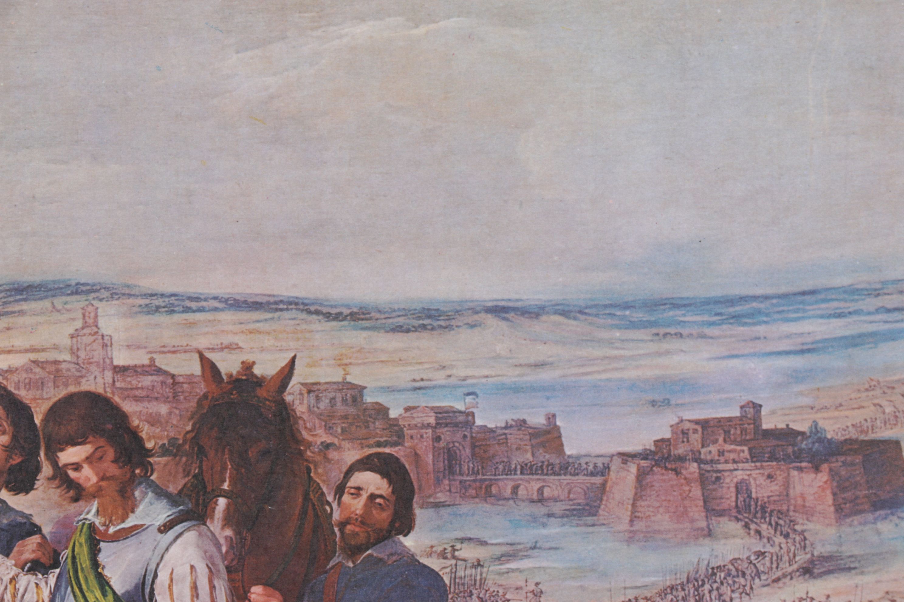 Offset Lithograph After Leonardo Jusepe "Juliers Surrender", 1974