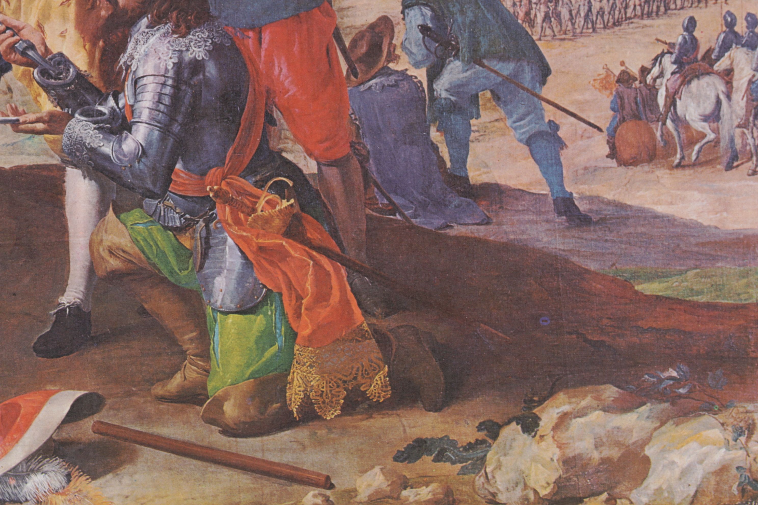 Offset Lithograph After Leonardo Jusepe "Juliers Surrender", 1974