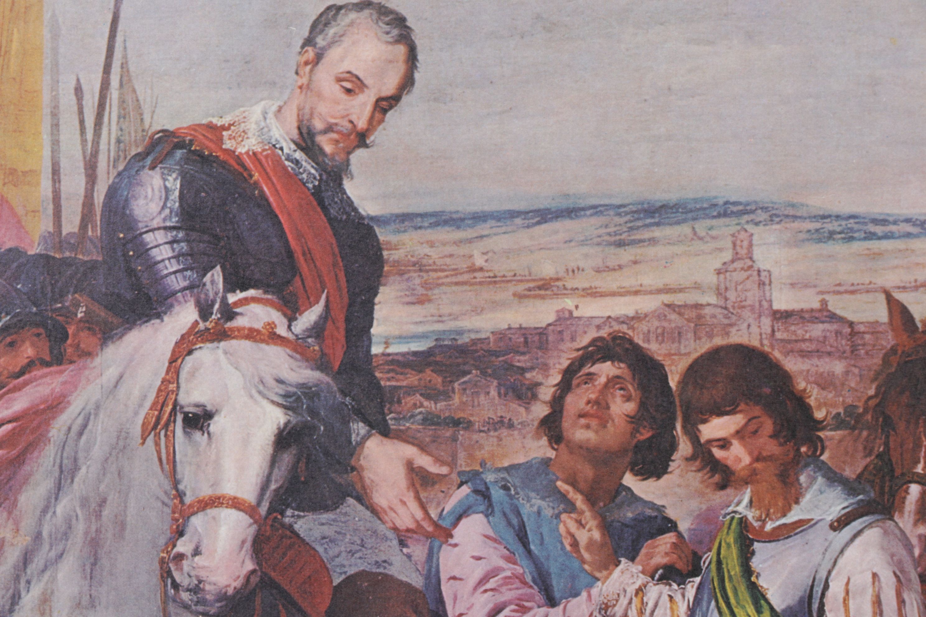 Offset Lithograph After Leonardo Jusepe "Juliers Surrender", 1974