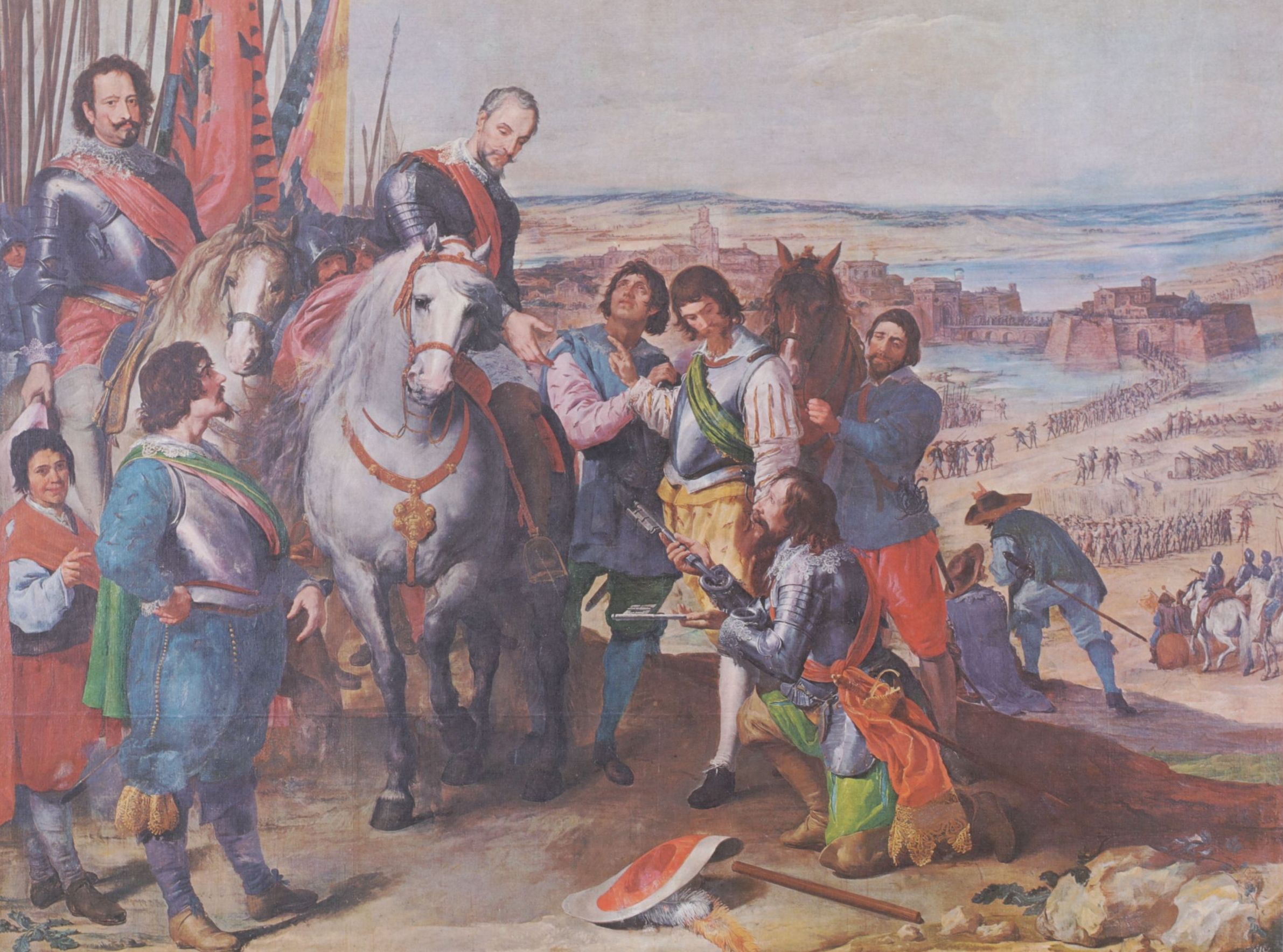 Offset Lithograph After Leonardo Jusepe "Juliers Surrender," 1974