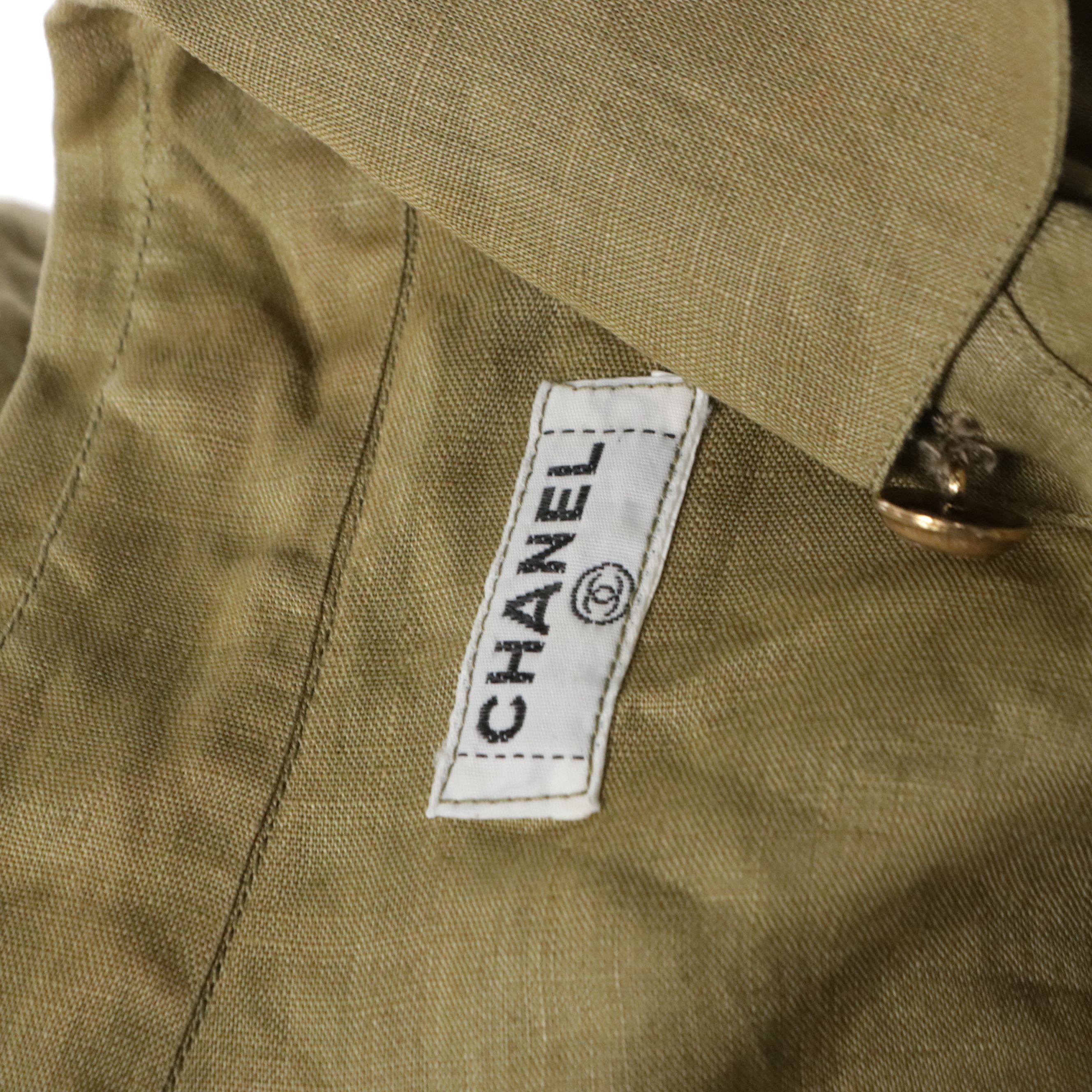 Chanel Linen Two-Piece Skirt Set