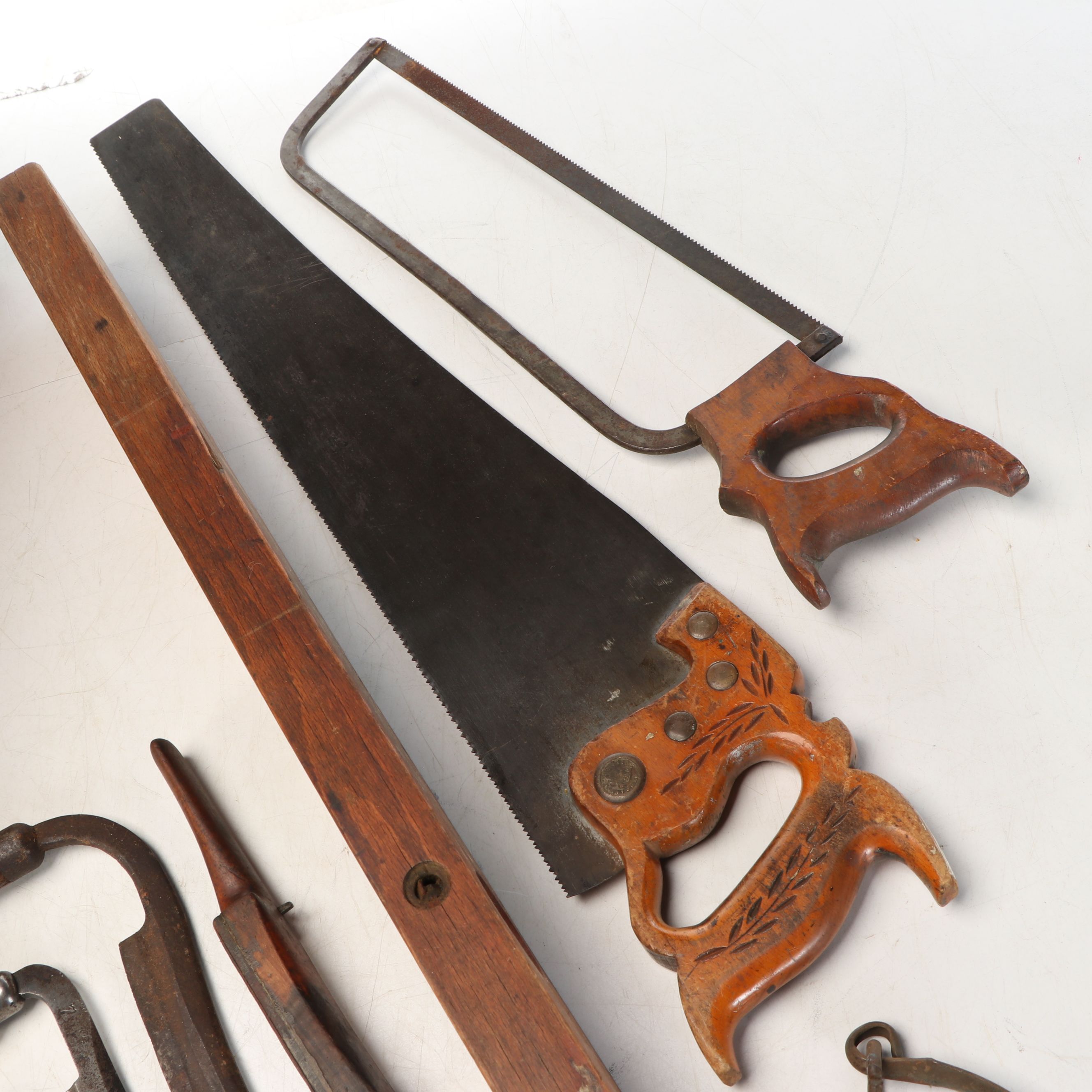 Hand Saws and More Hand Tools with Wood Tool Box