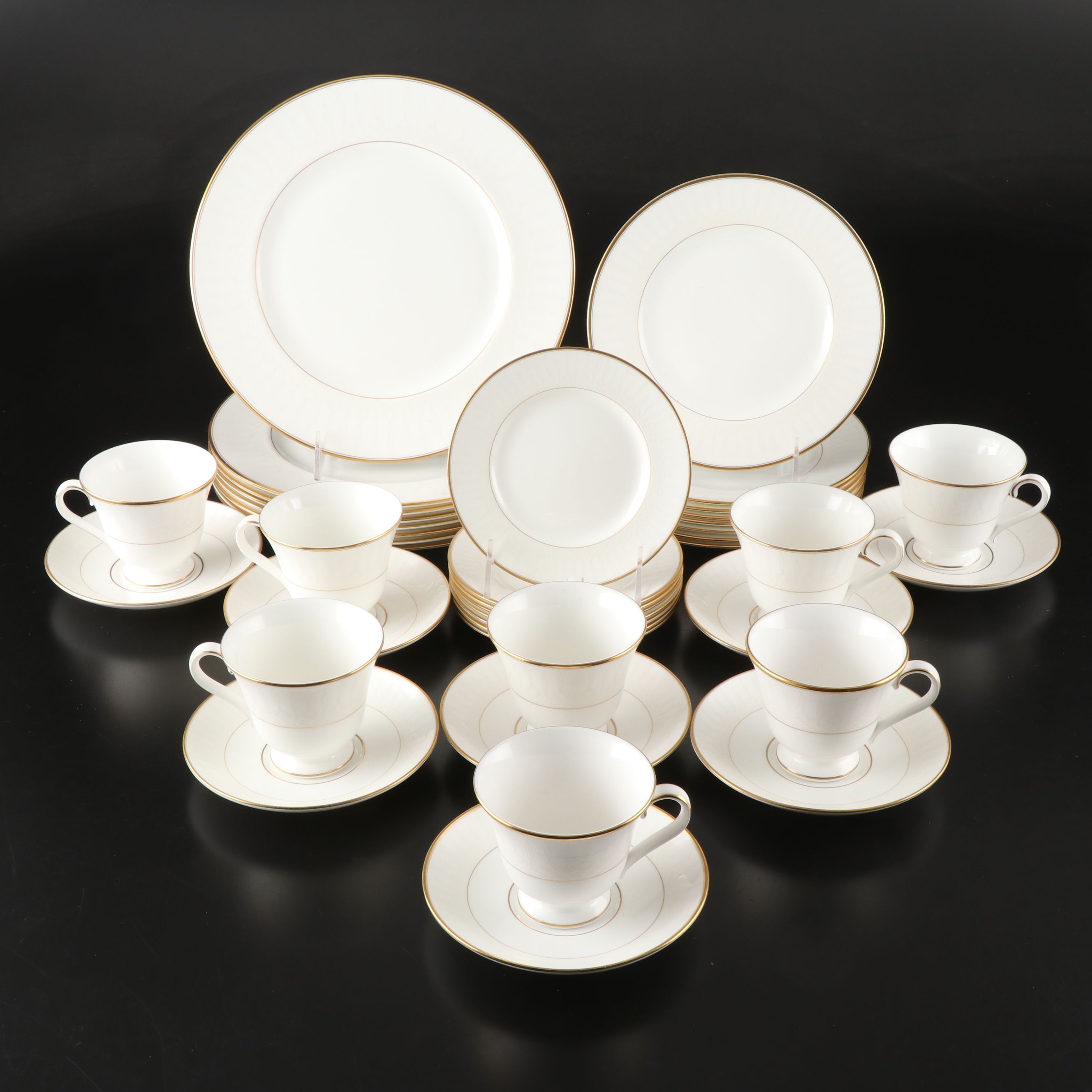 Waterford "Lismore Gold" Porcelain Dinnerware, 1997-2008