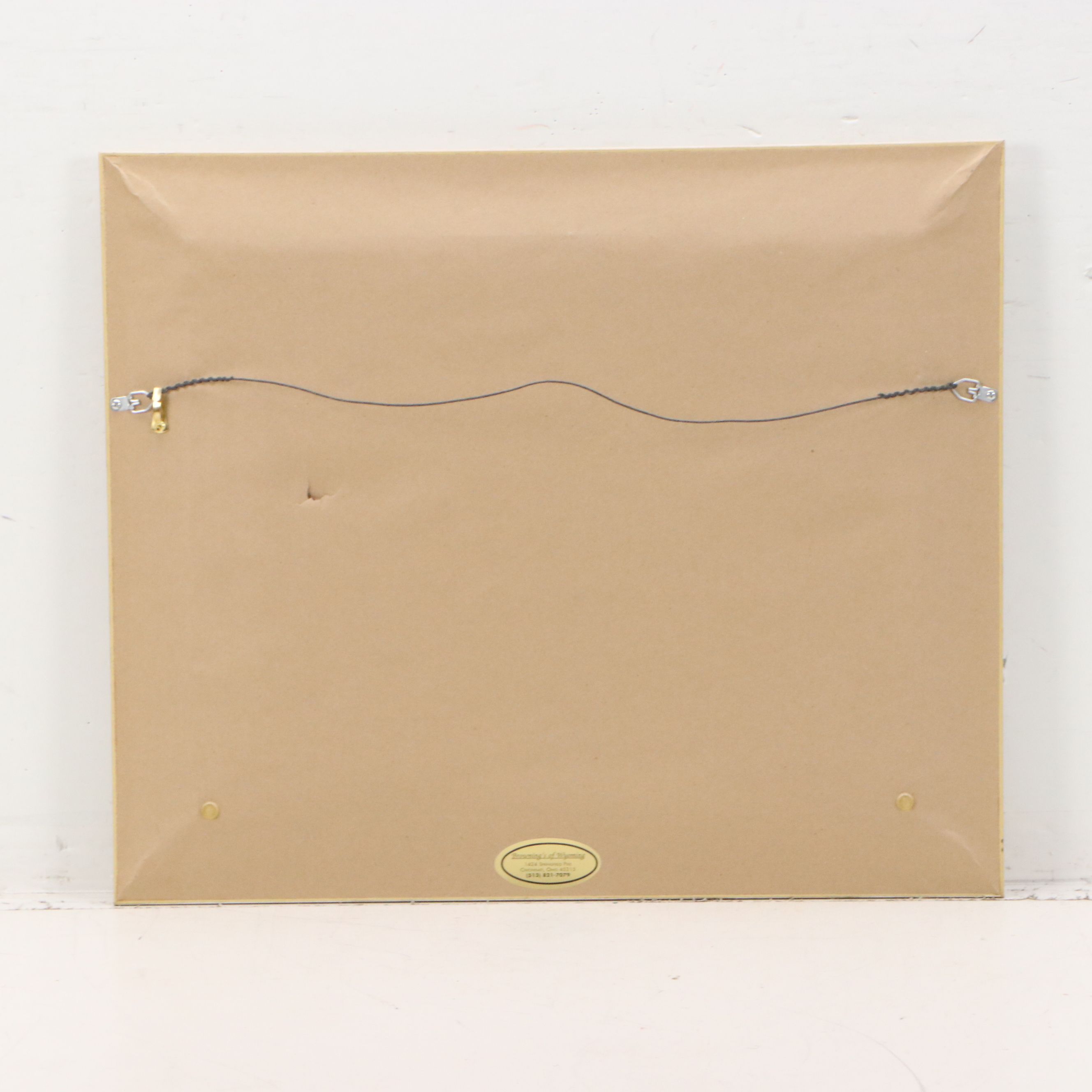 Impressionistic Oil Painting of Beach Scene, Late 19th Century