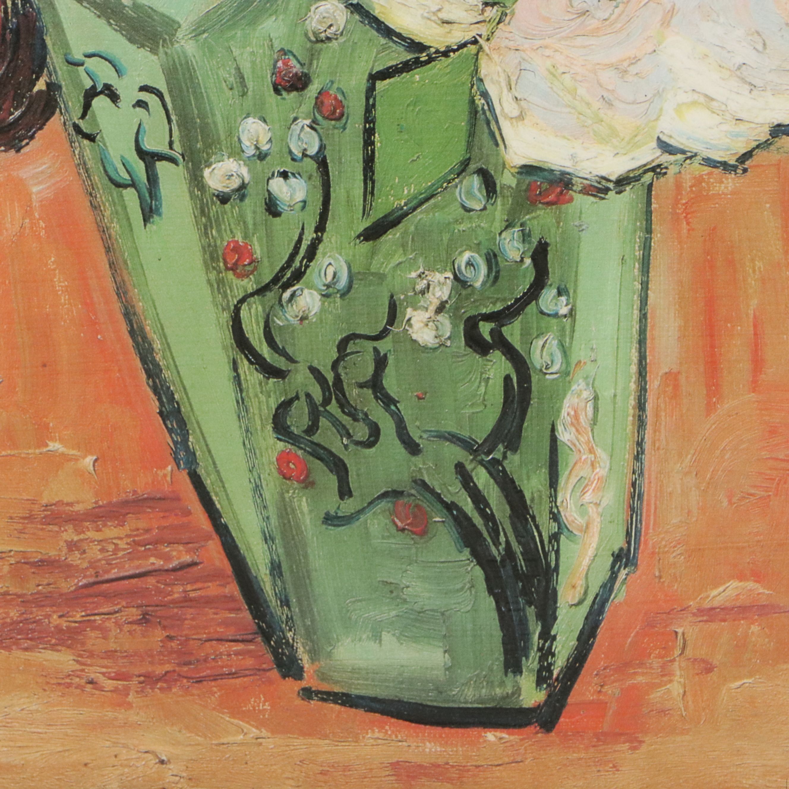 After Vincent Van Gogh "Roses and Anemones," 21st Century