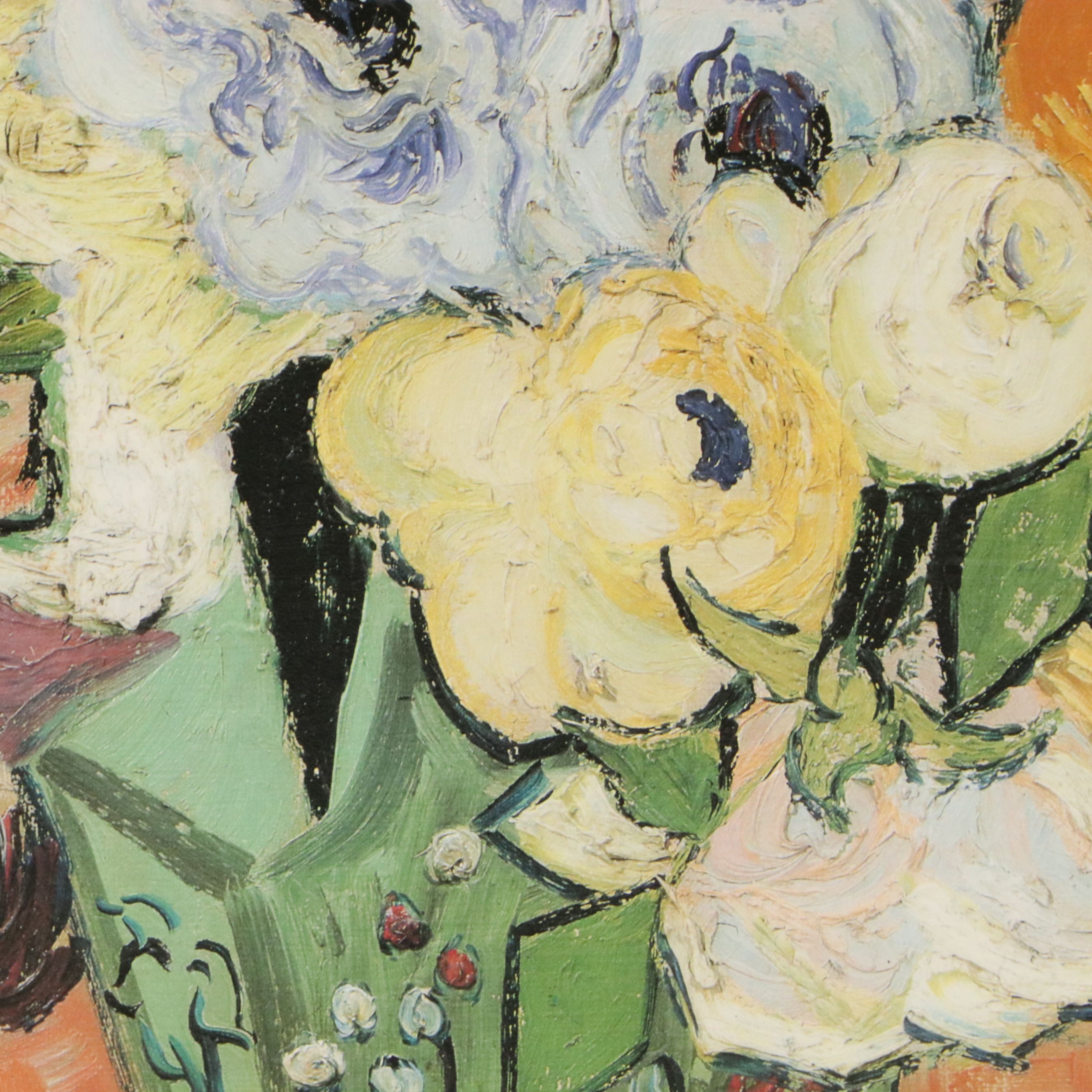 After Vincent Van Gogh "Roses and Anemones," 21st Century