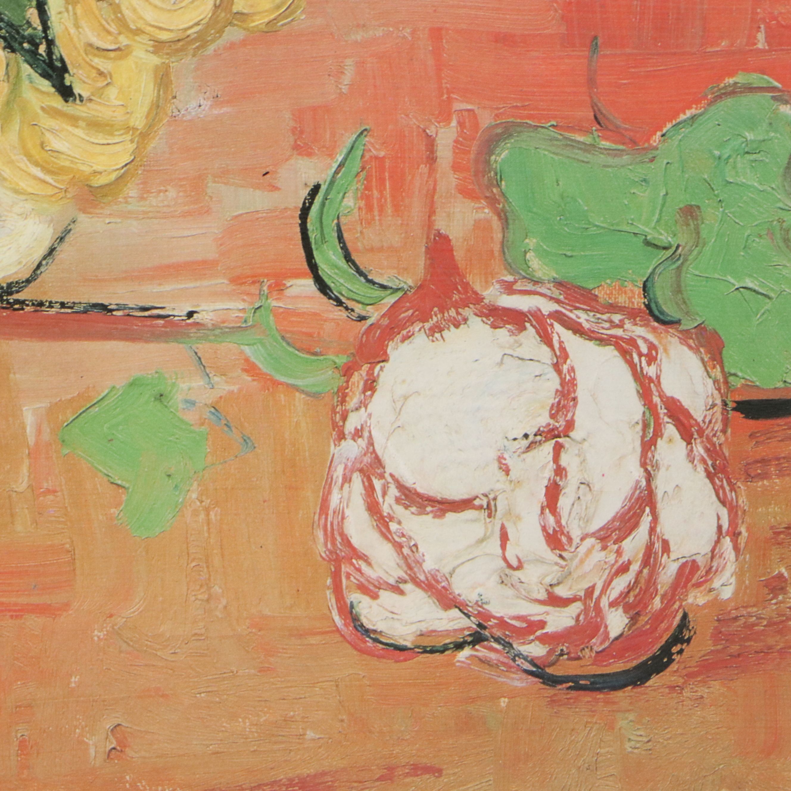 After Vincent Van Gogh "Roses and Anemones," 21st Century
