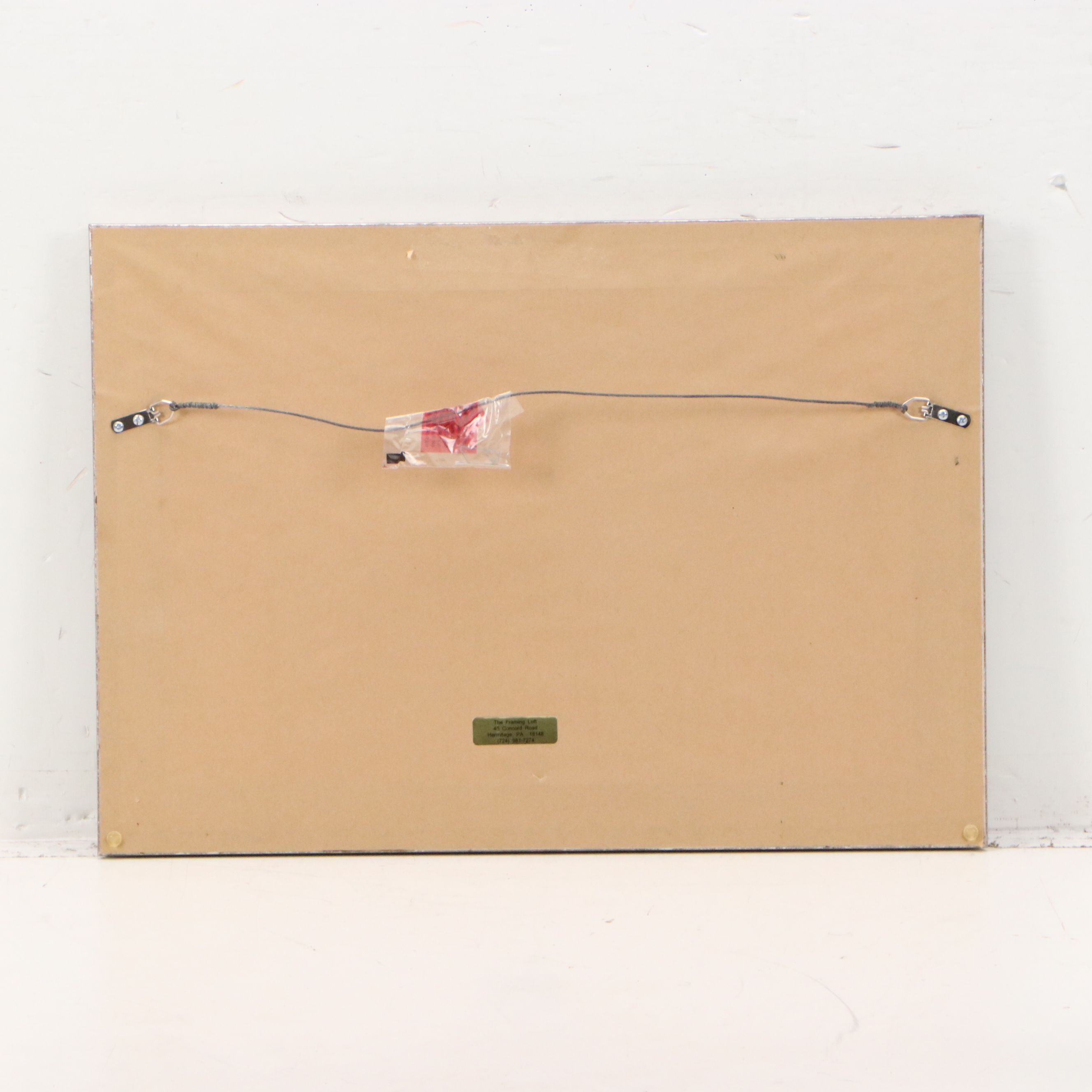 Embossed Oil Painting on Leather of Children, Circa 1880s