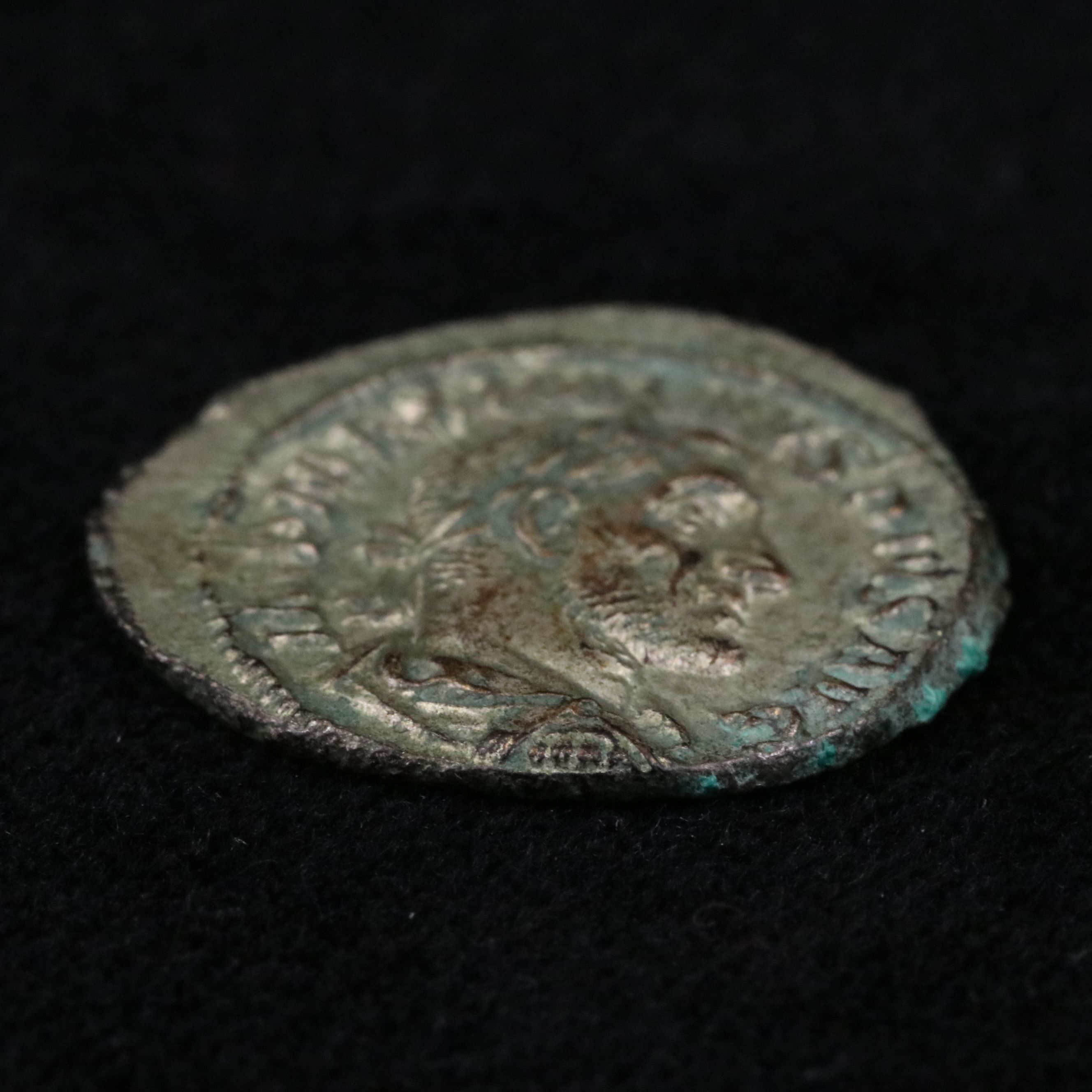 Ancient Roman Imperial AR Denarius Coin of Maximinus I, ca. 236 A.D.
