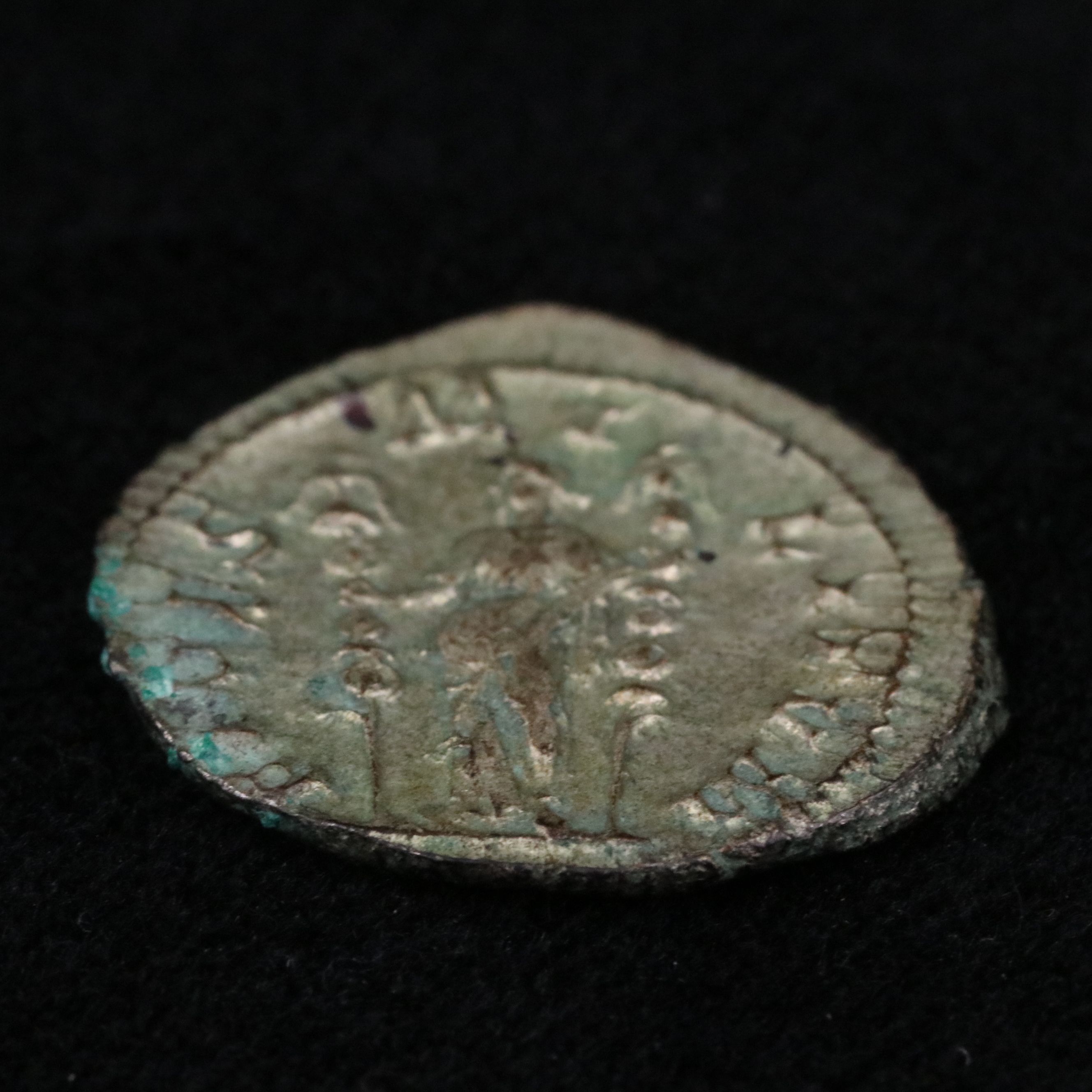Ancient Roman Imperial AR Denarius Coin of Maximinus I, ca. 236 A.D.
