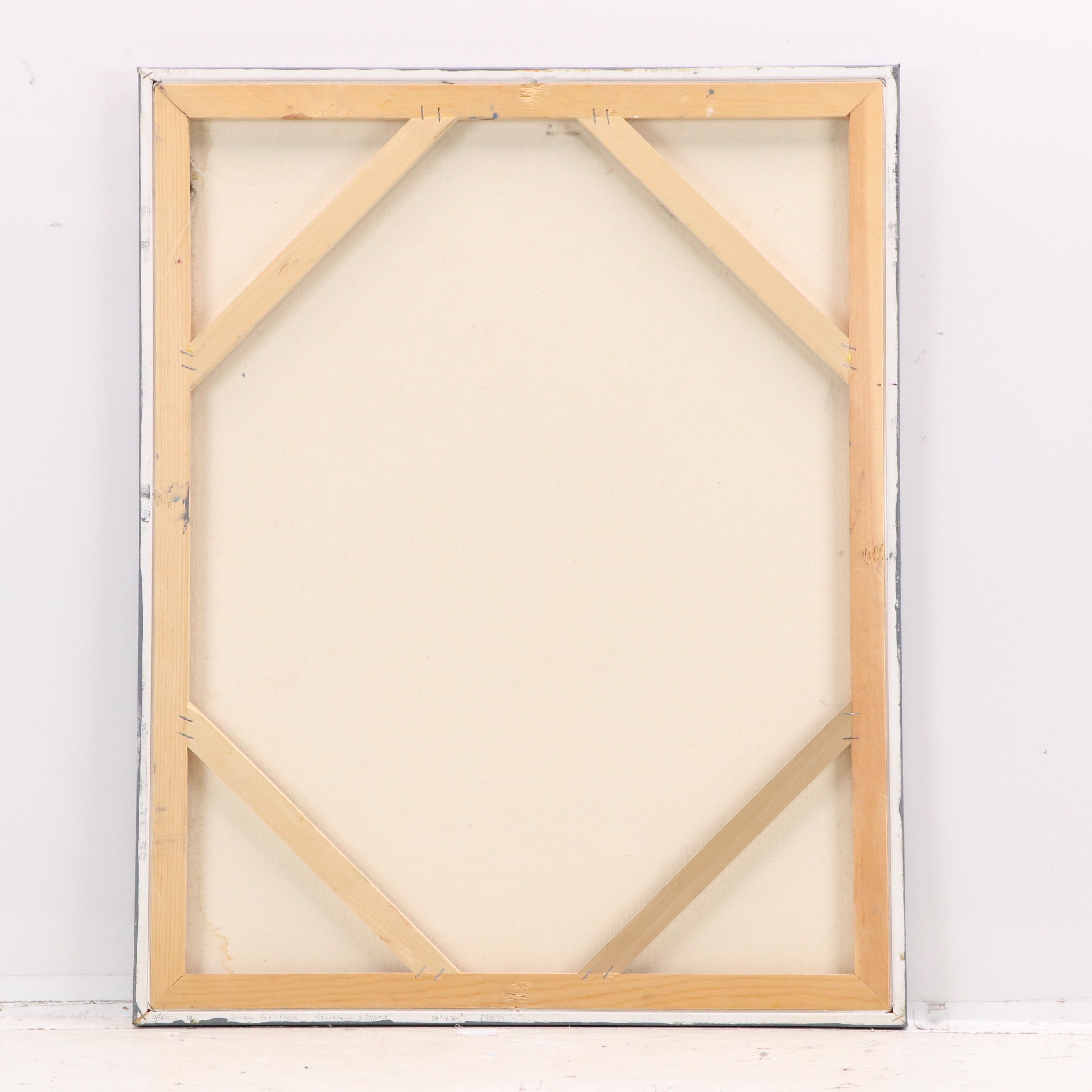 Gordon Roy Press Pet Portrait Oil Painting "Einstein and Champ," 2022