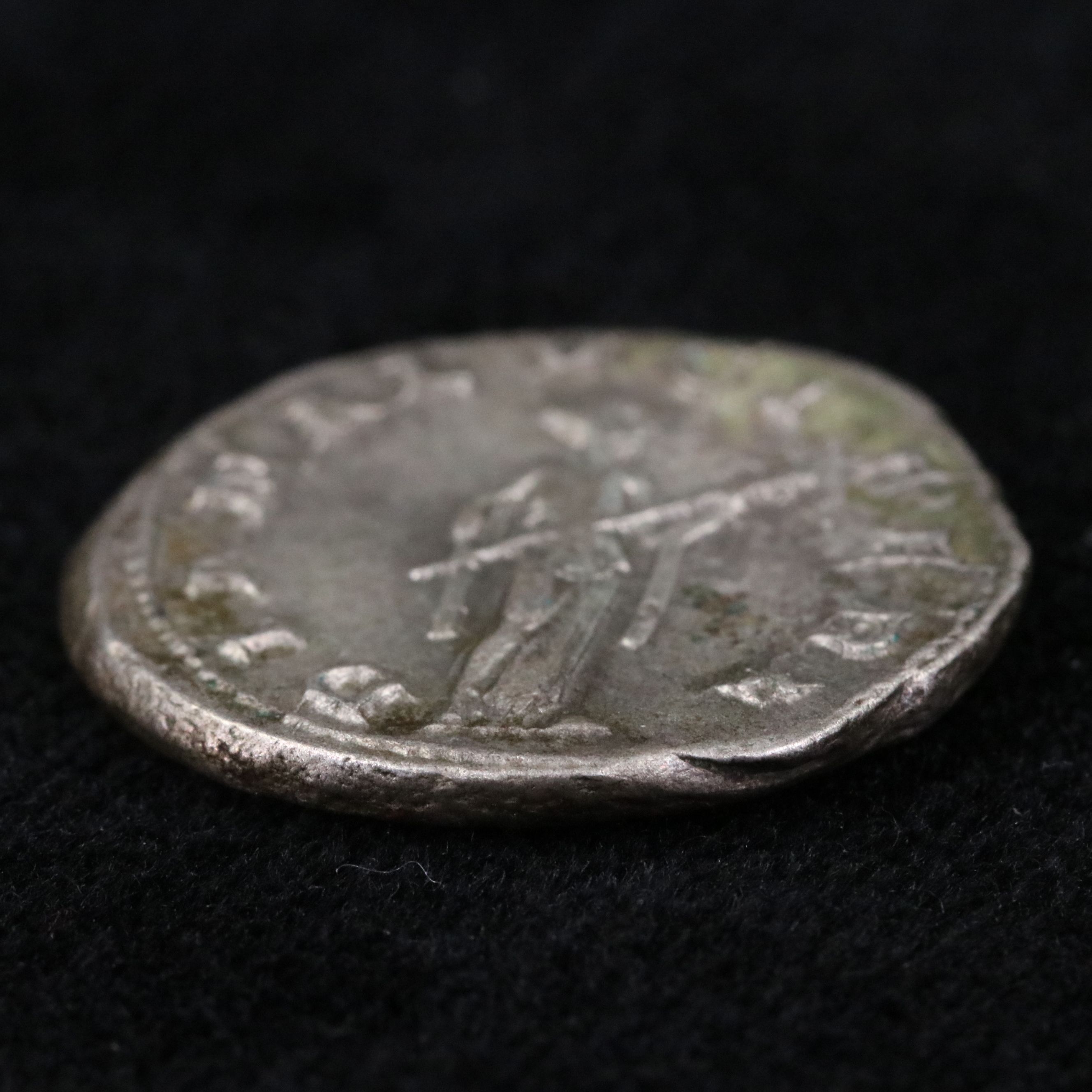 Ancient Roman Imperial AR Denarius Coin of Gordian III, ca. 241 A.D.