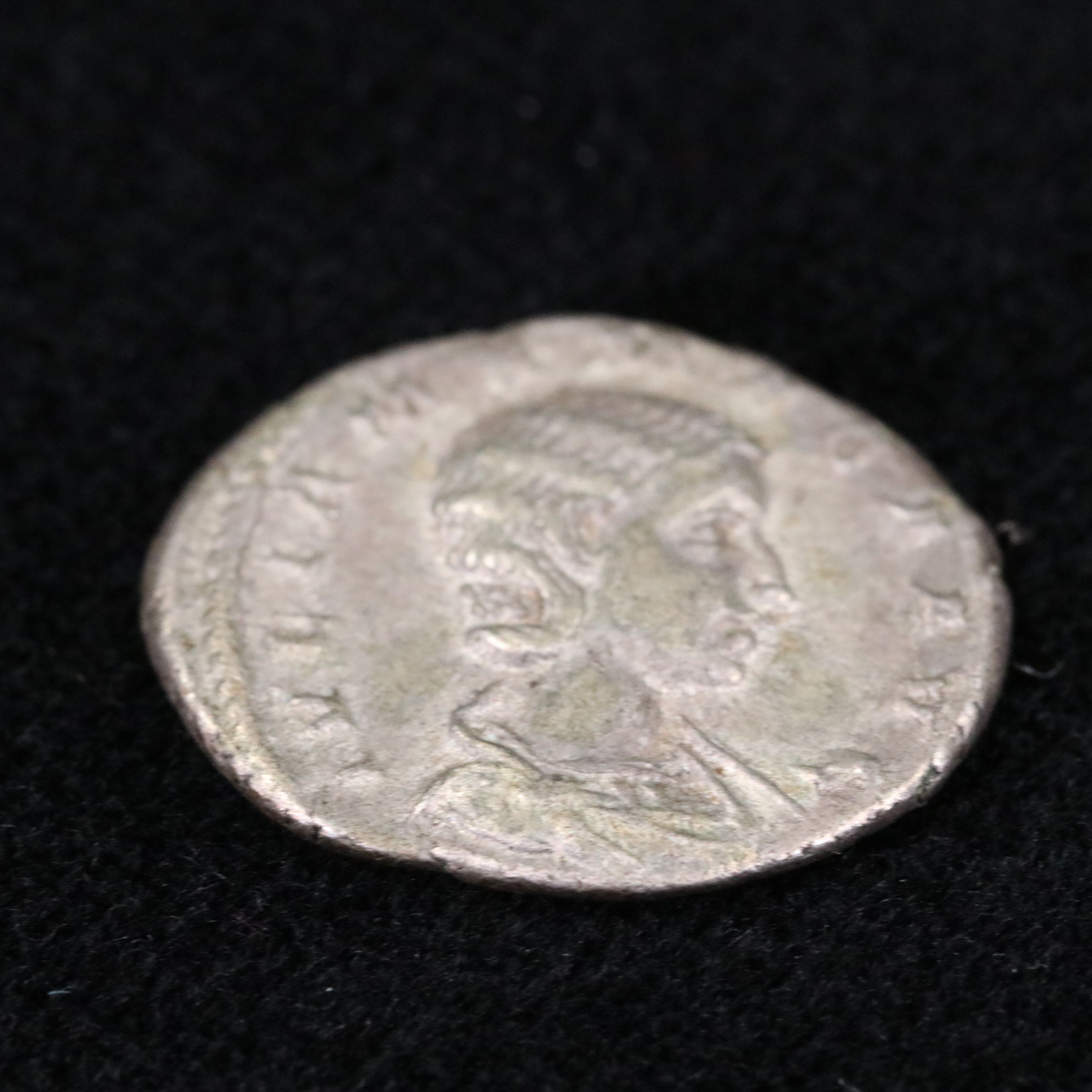 Ancient Roman Imperial AR Denarius Coin of Julia Mamaea, ca. 222 A.D.