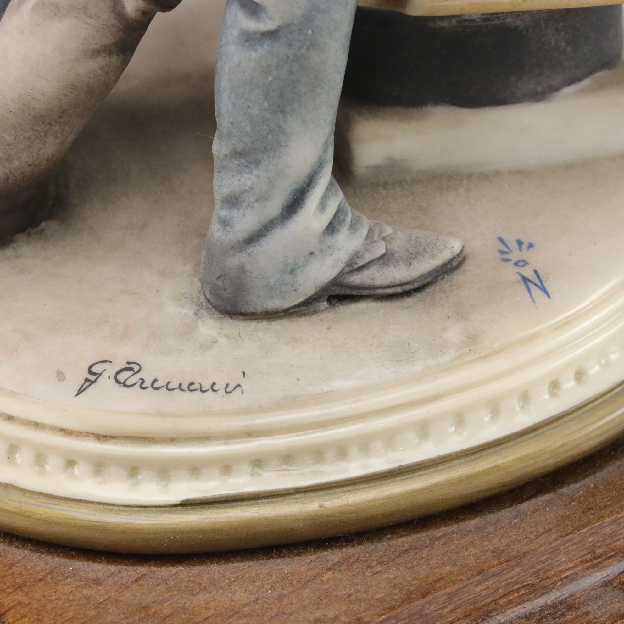 Capodimonte Carved Porcelain Dentist Figurine with Matryoshka Dolls & More