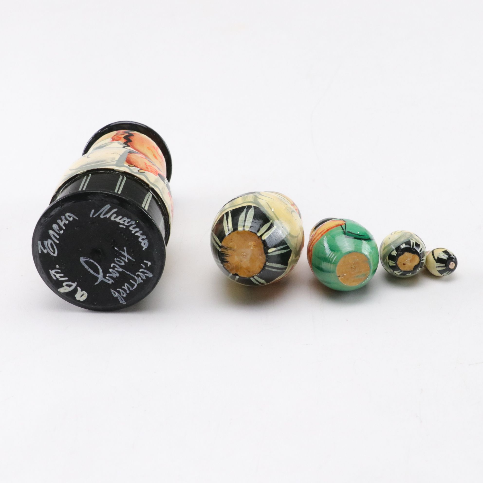 Capodimonte Carved Porcelain Dentist Figurine with Matryoshka Dolls & More