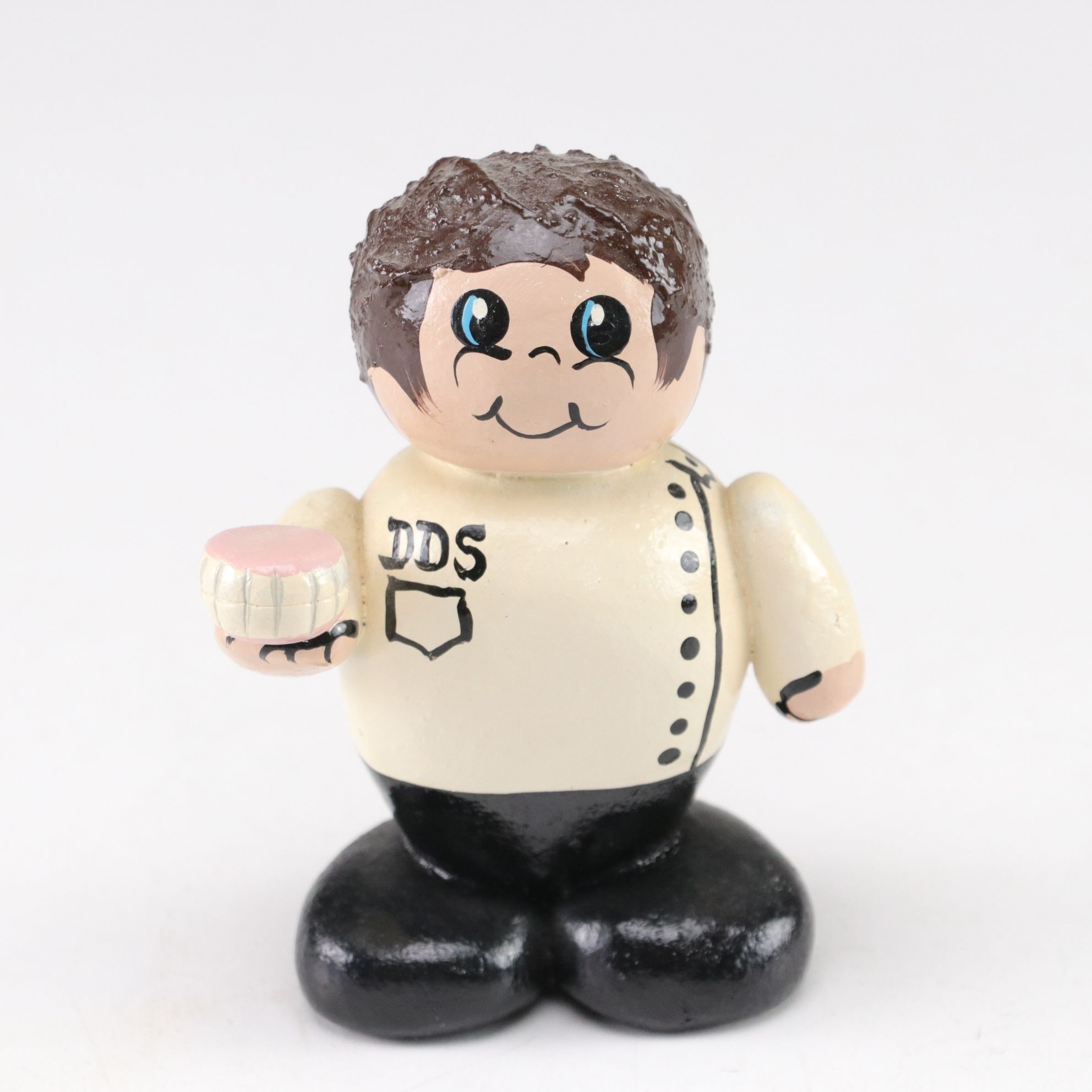 Capodimonte Carved Porcelain Dentist Figurine with Matryoshka Dolls & More