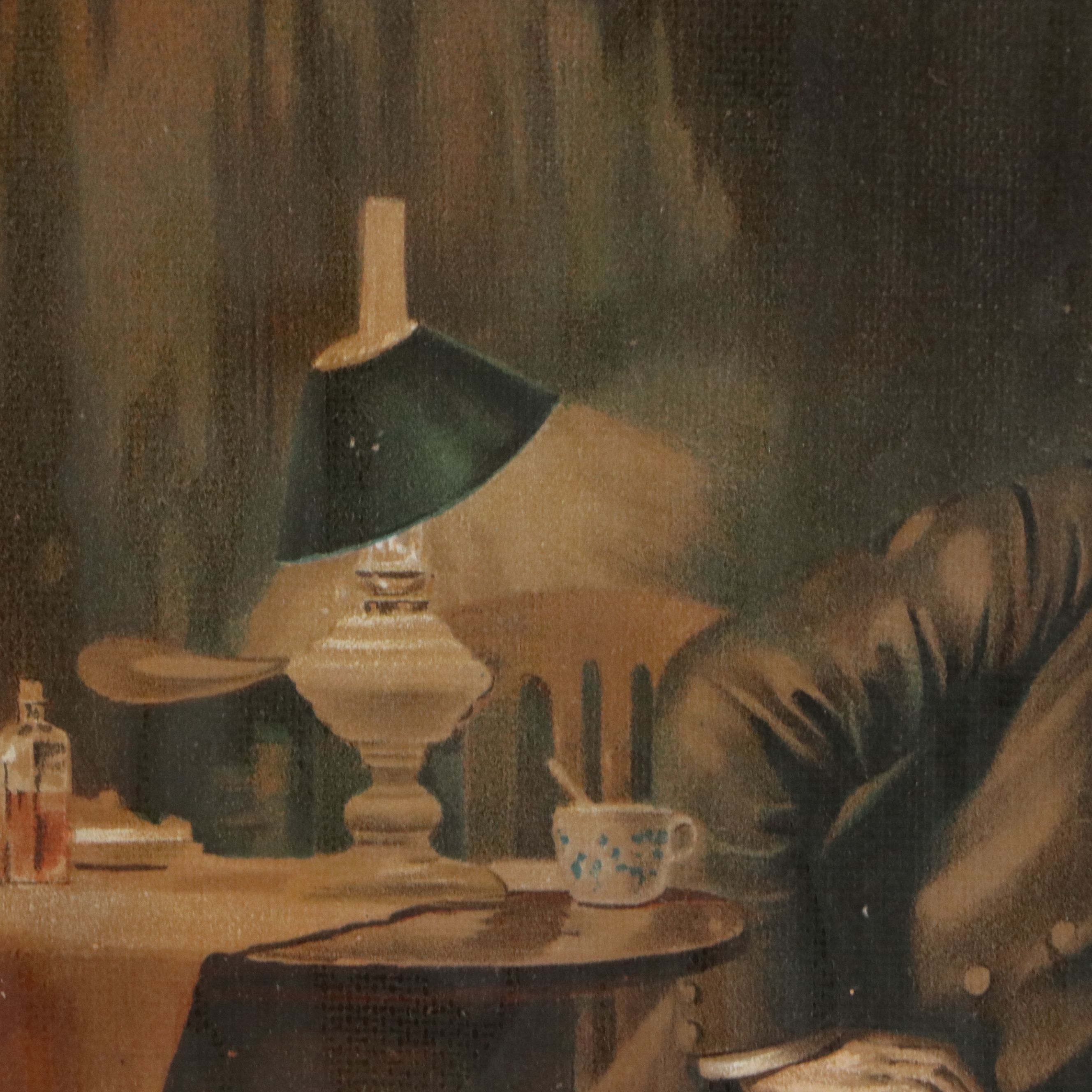 Color Lithograph After Luke Fildes "The Doctor," Circa Late 19th Century