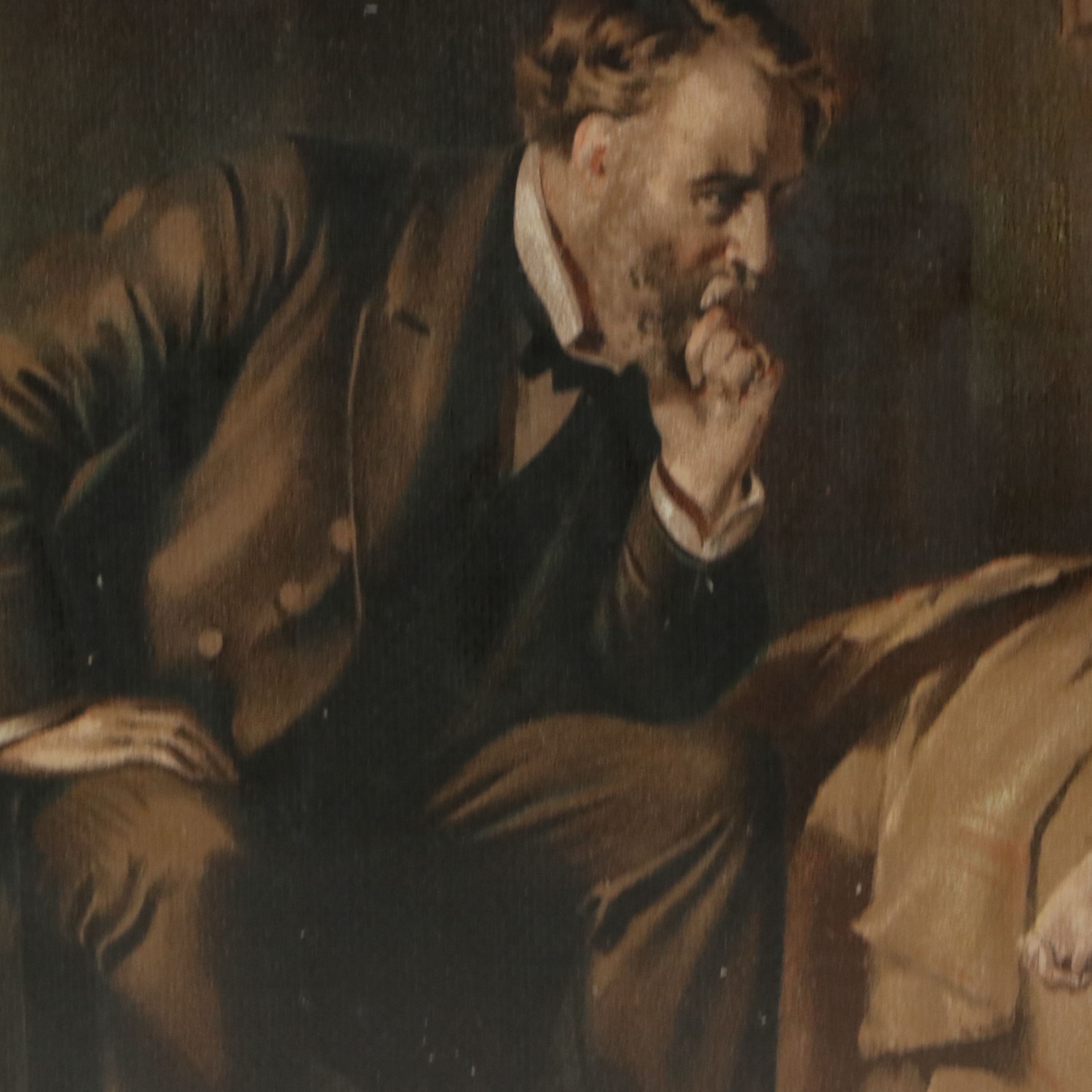 Color Lithograph After Luke Fildes "The Doctor," Circa Late 19th Century