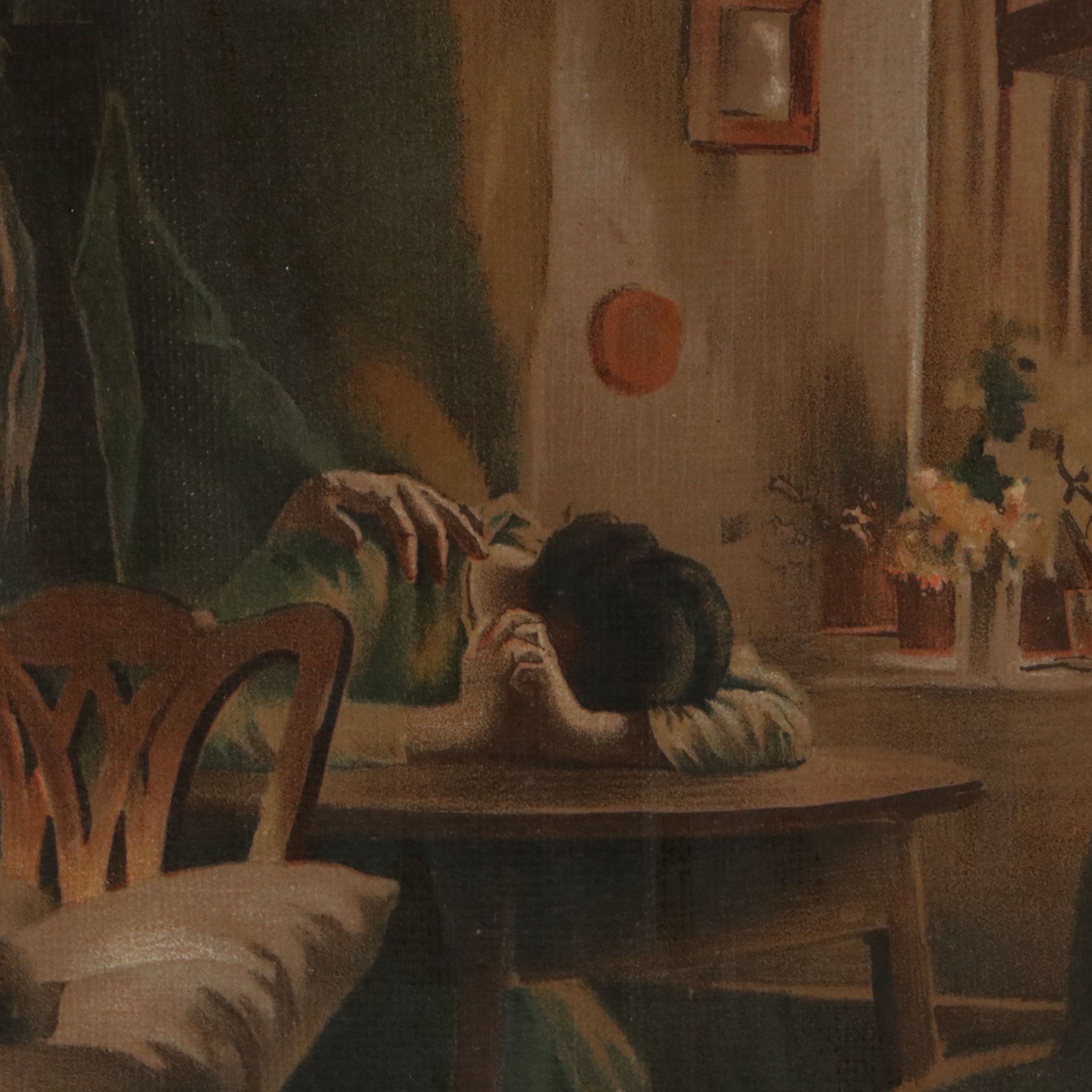 Color Lithograph After Luke Fildes "The Doctor," Circa Late 19th Century