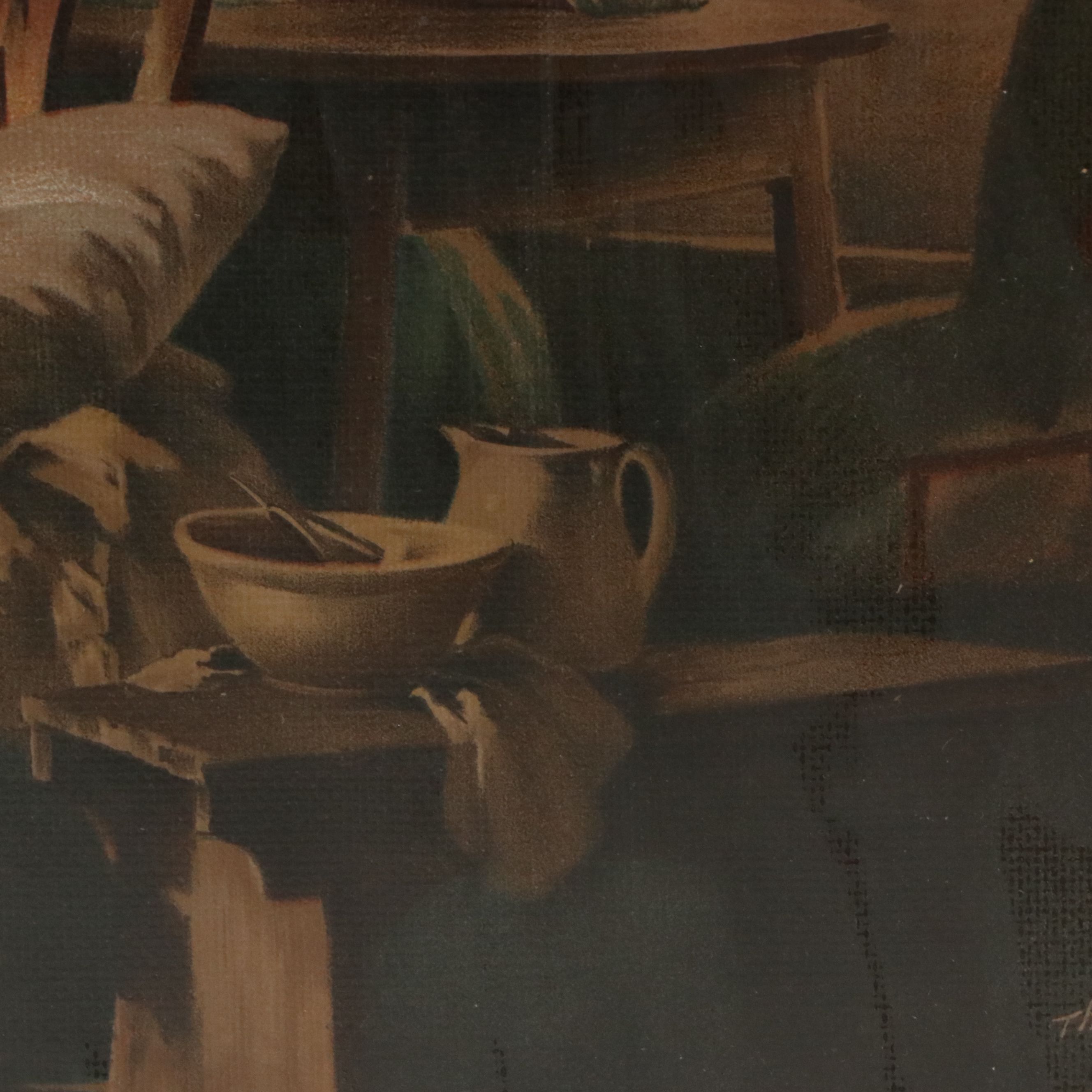 Color Lithograph After Luke Fildes "The Doctor," Circa Late 19th Century