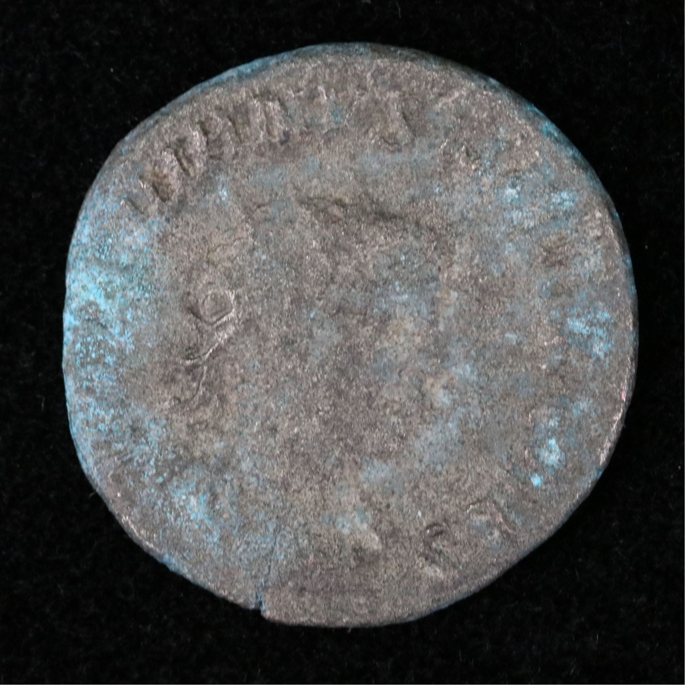 Ancient Roman Imperial Æ Antoninianus Coin of Valerian II, ca. 253 A.D.