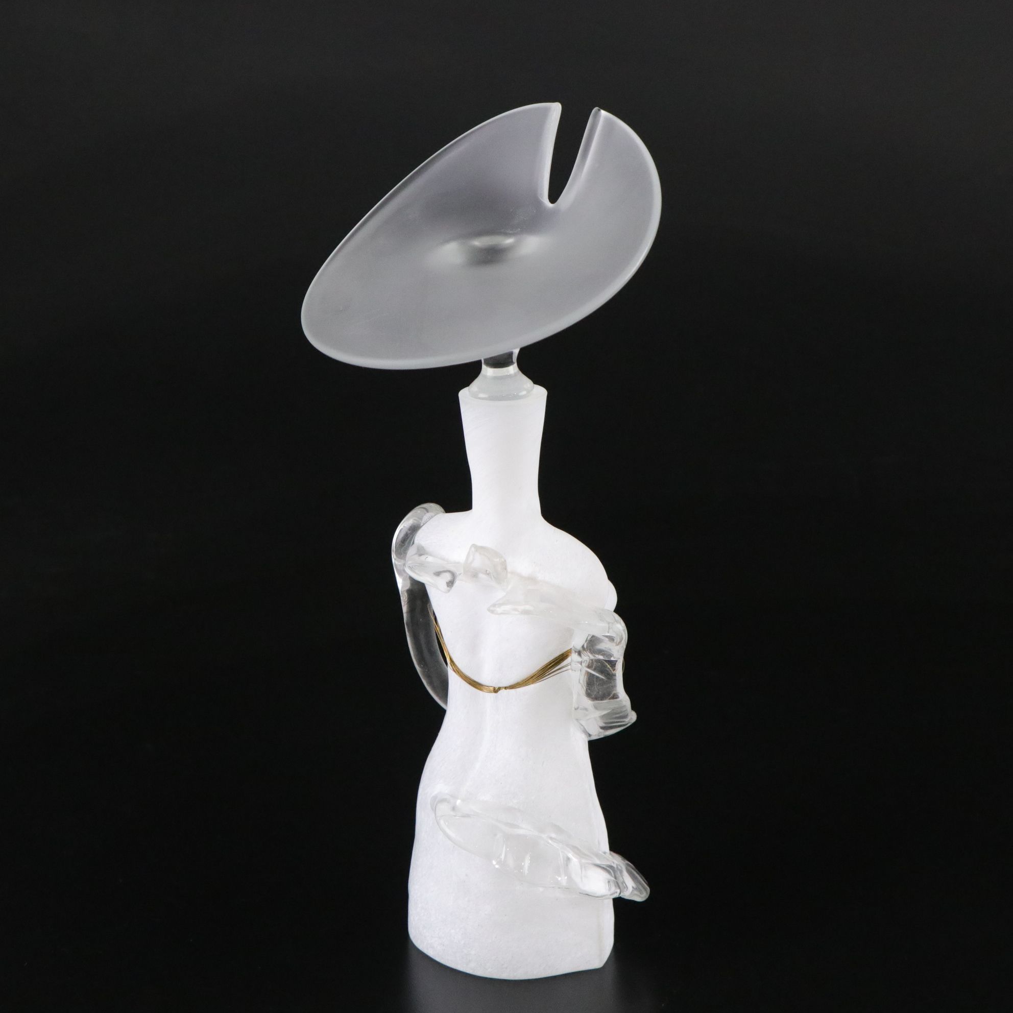 Elena Graure Manta Studio Art Glass Figural Perfume Bottles