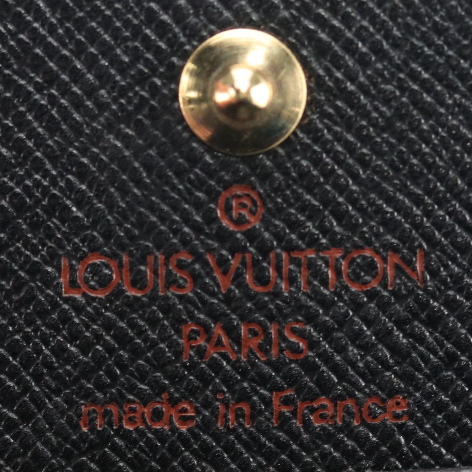Louis Vuitton Collapsible Boite Coin Pouch in Black Epi Leather