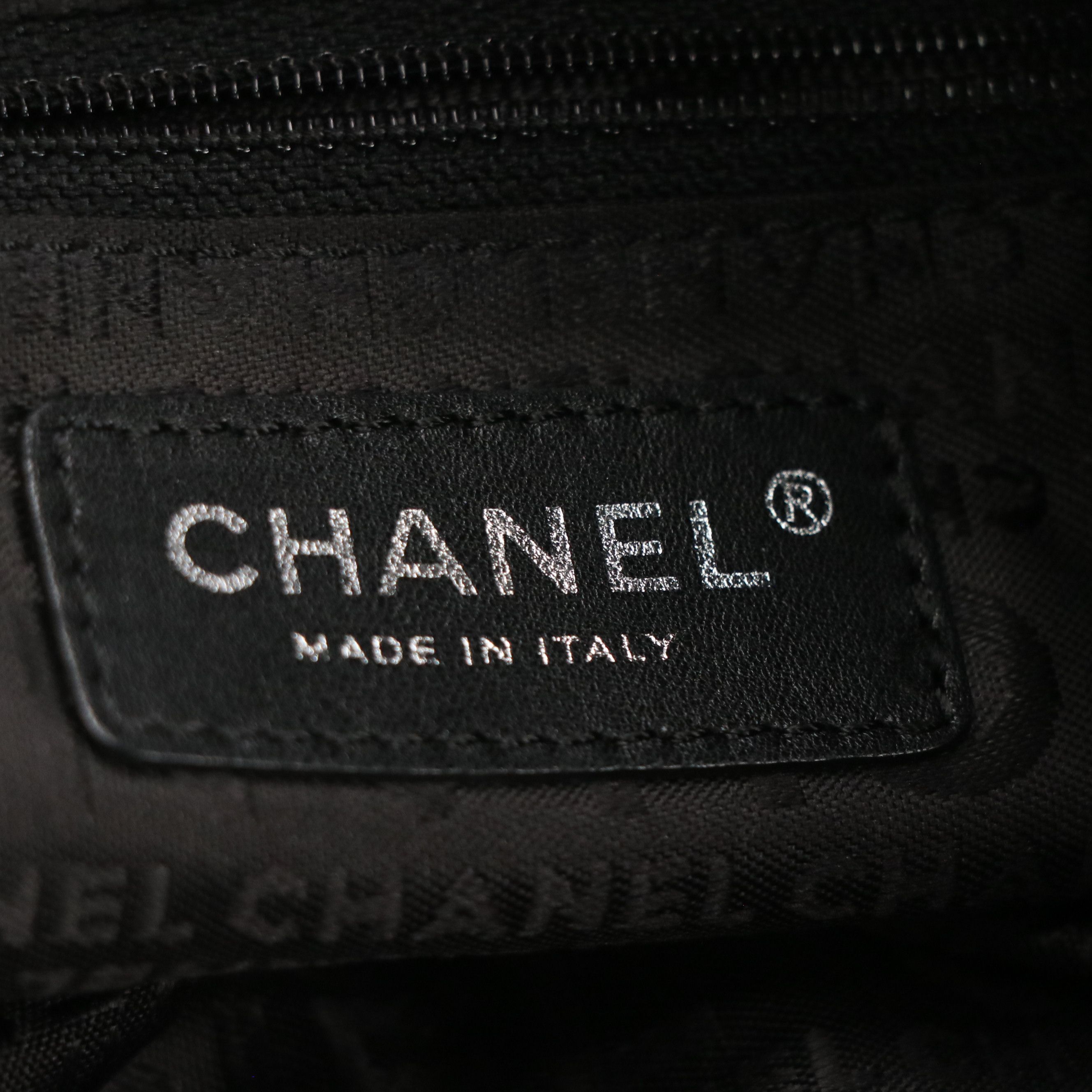 Chanel Lady Braid Zip Tote Bag in Grey Quilted Crinkled Calfskin Leather