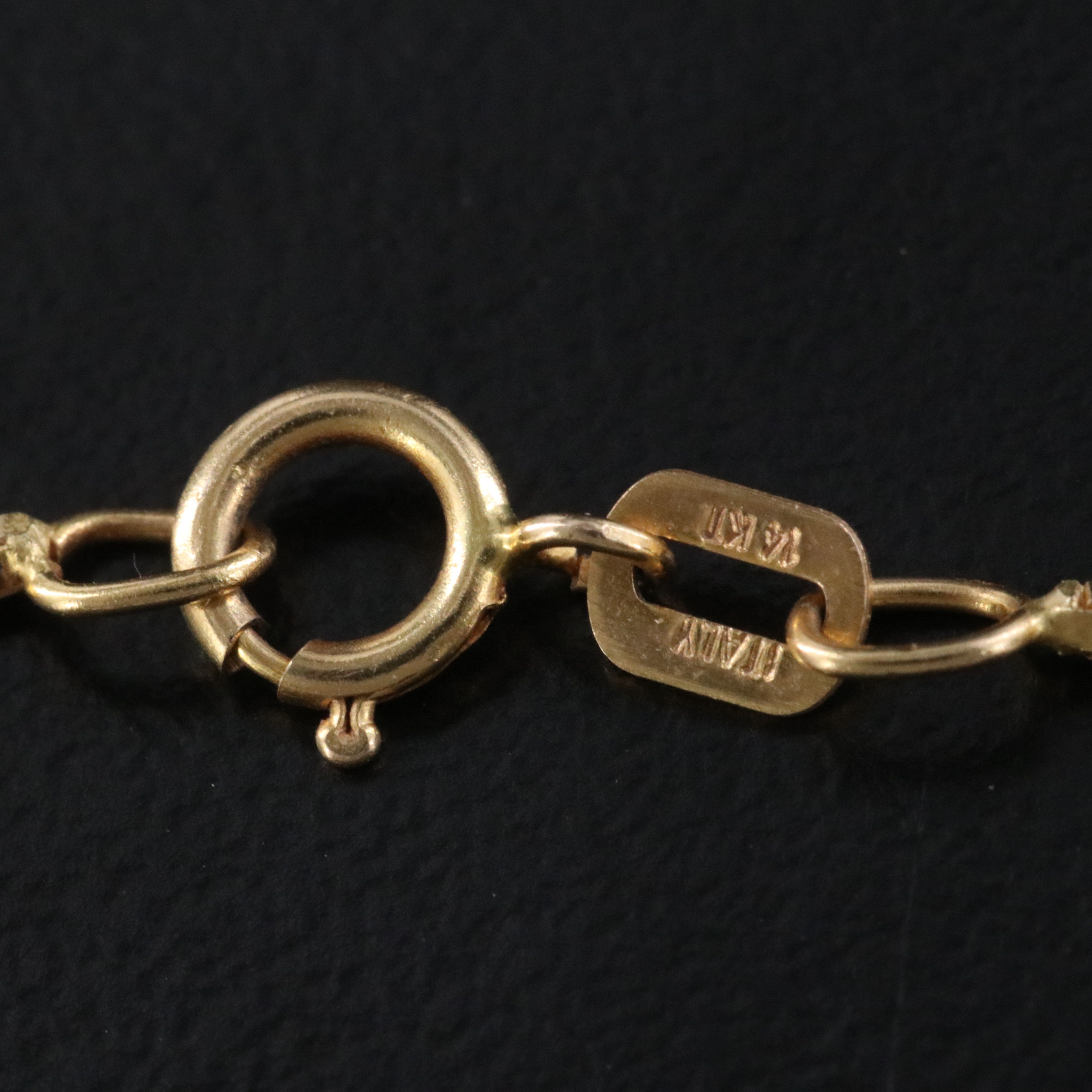 14K 1.04 CT Tanzanite and Diamond Pendant Necklace