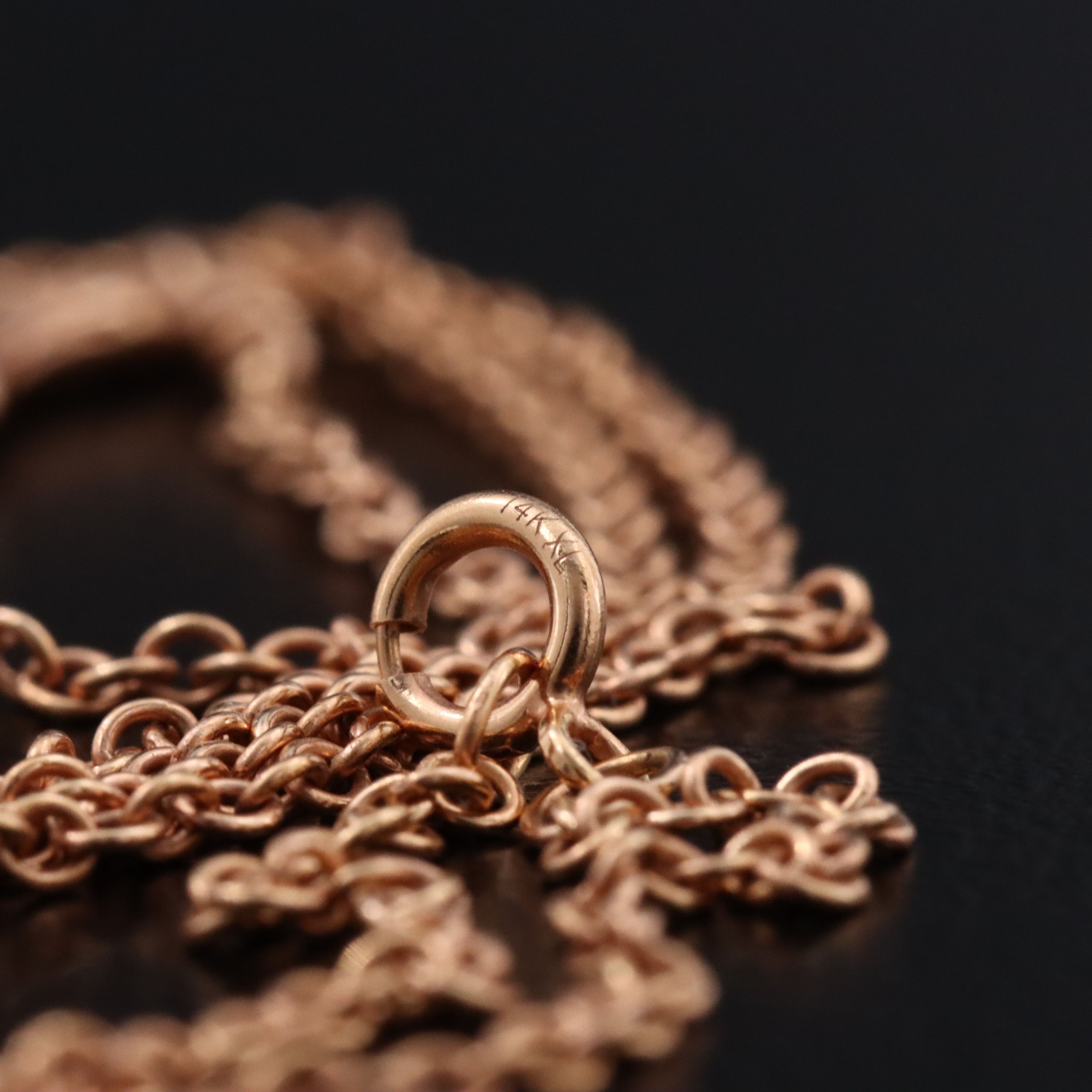 14K Rose Gold 0.12 CTW Fancy Diamond Branch Necklace