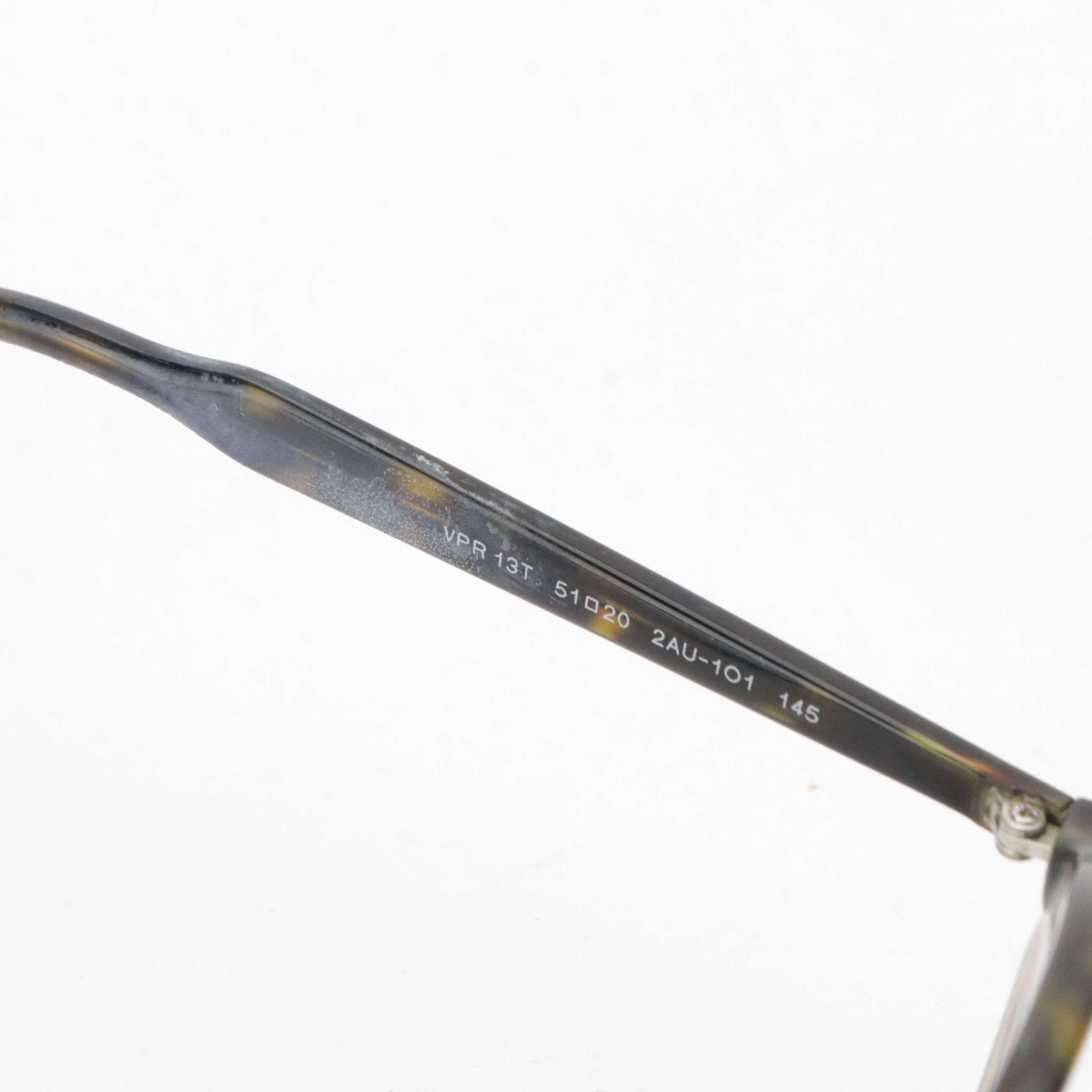 Prada VPR13T Prescription Havana Round Eyeglasses