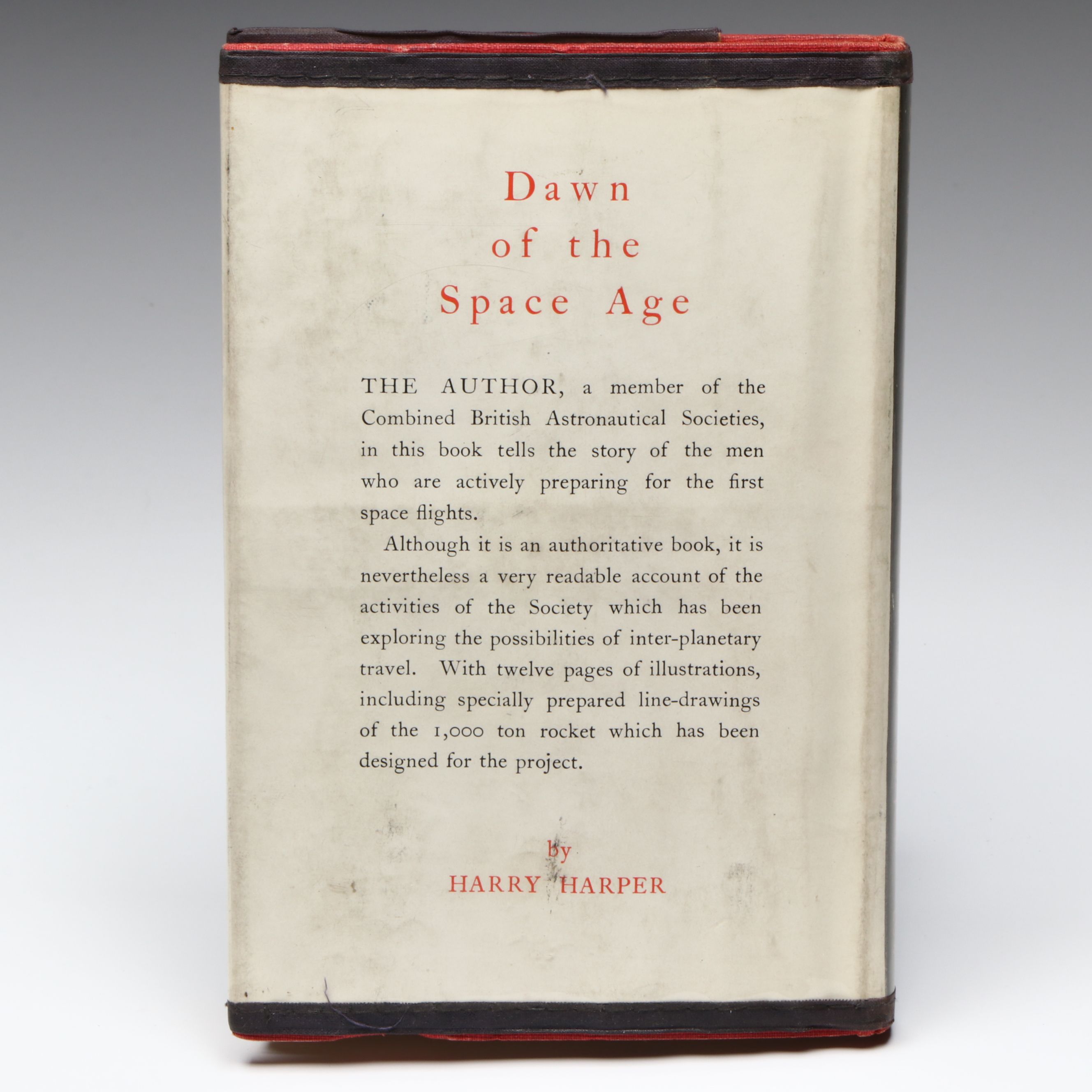 Illustrated "Dawn of the Space Age" by Harry Harper, 1940s