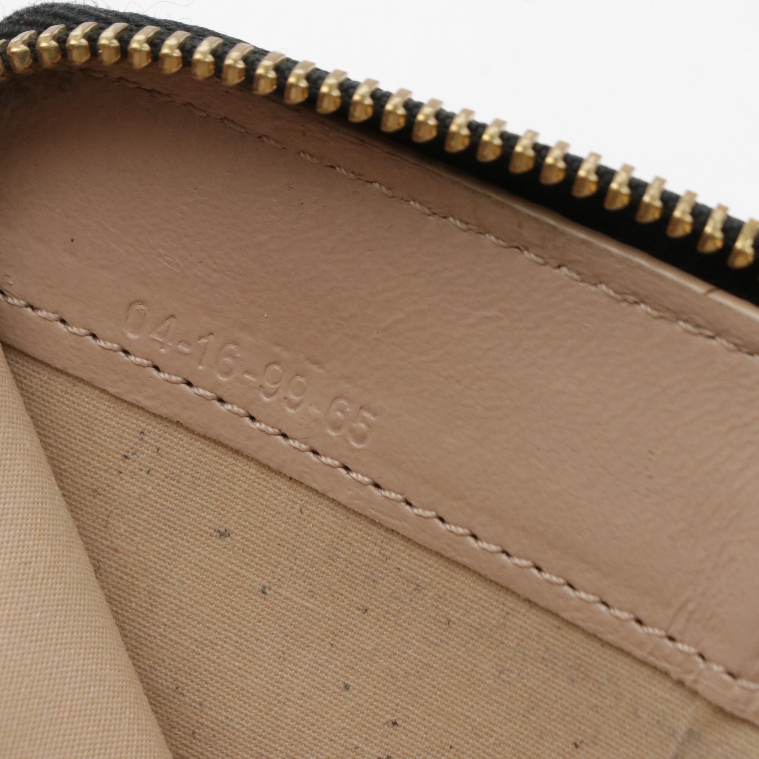 Chloé Drew Continental Wallet in Navy Blue and Ivory Calfskin Leather, With Box