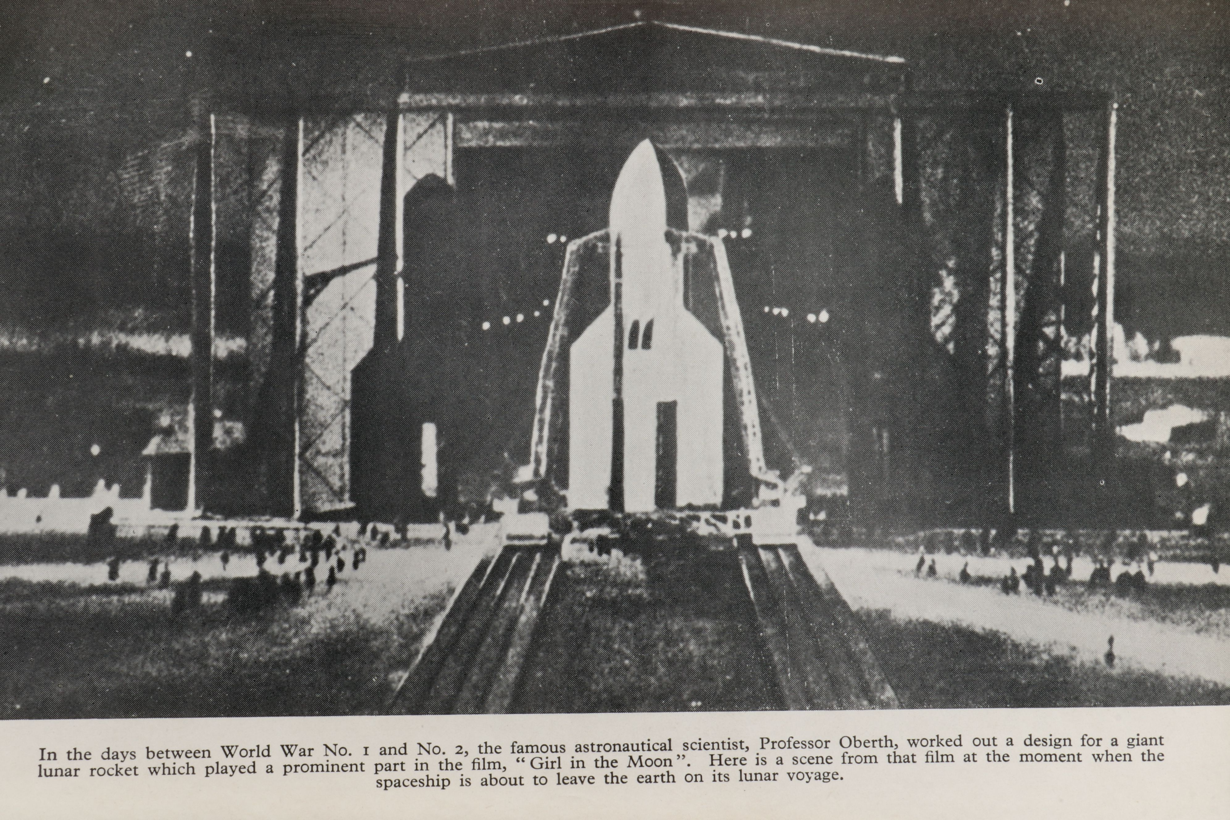 Illustrated "Dawn of the Space Age" by Harry Harper, 1940s