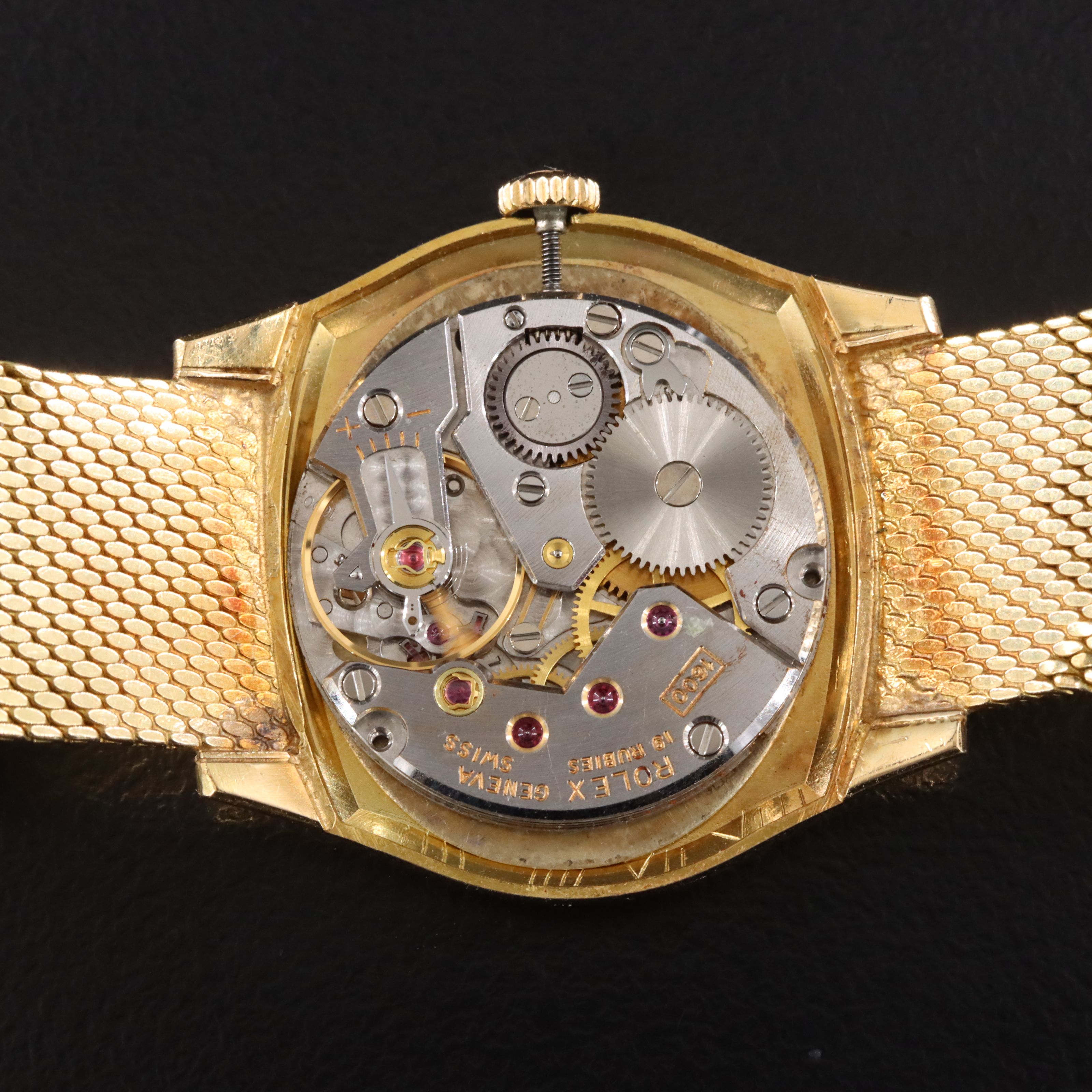 18K Rolex Cellini Stem Wind Vintage Watch