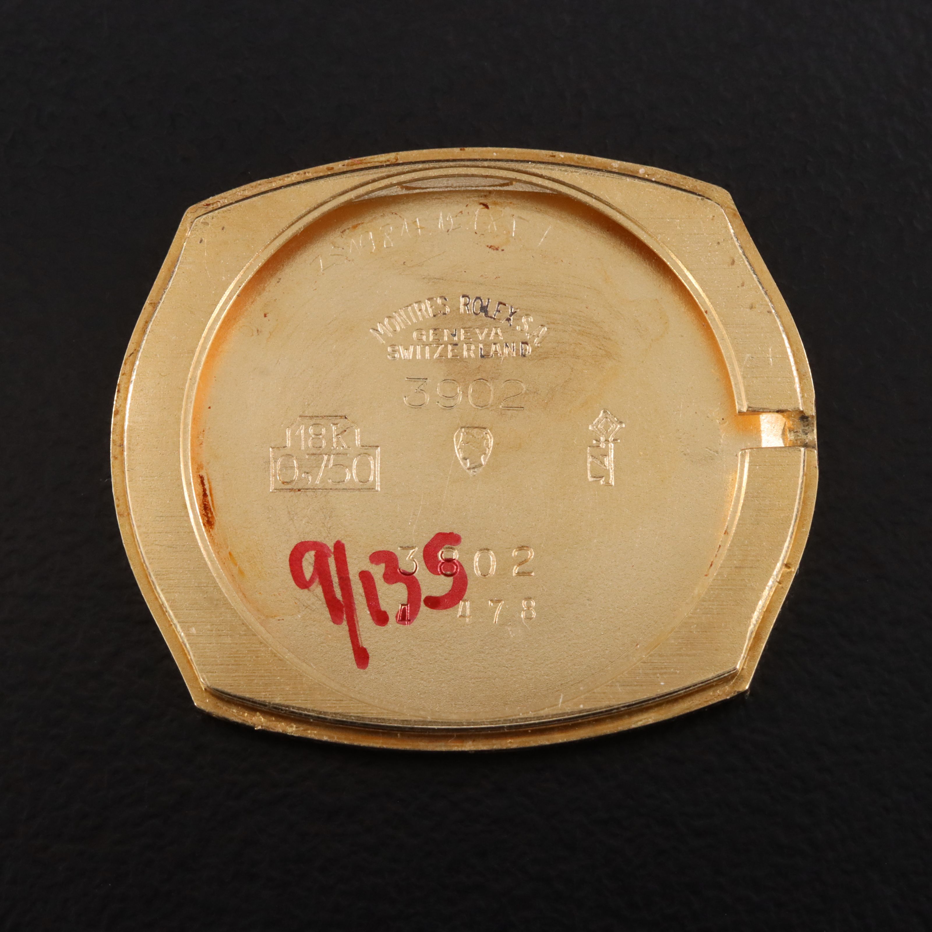 18K Rolex Cellini Stem Wind Vintage Watch