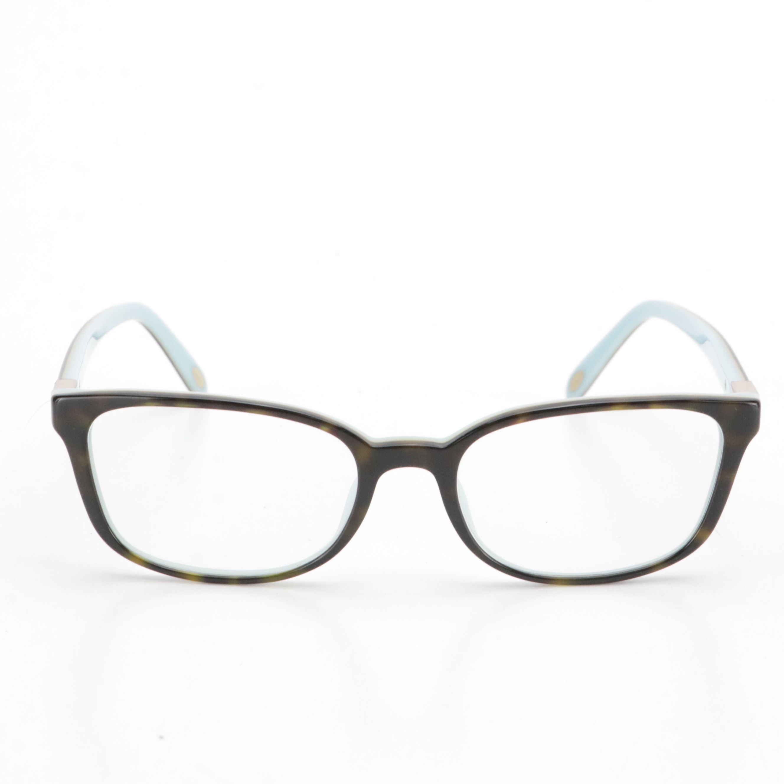 Tiffany & Co. TF2094 Brown Havana & Tiffany Blue Prescription Eyeglasses W/ Case